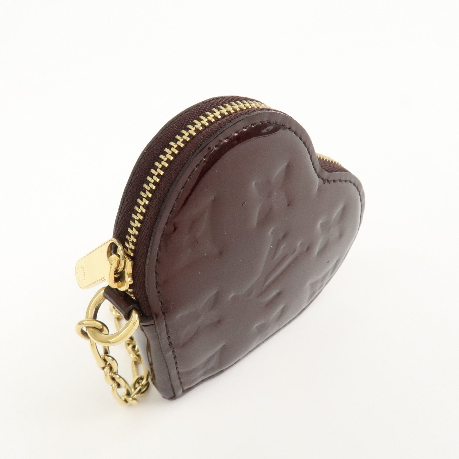 Louis Vuitton Monogram Vernis Porte Monnaie Coeur Coin Case M93561