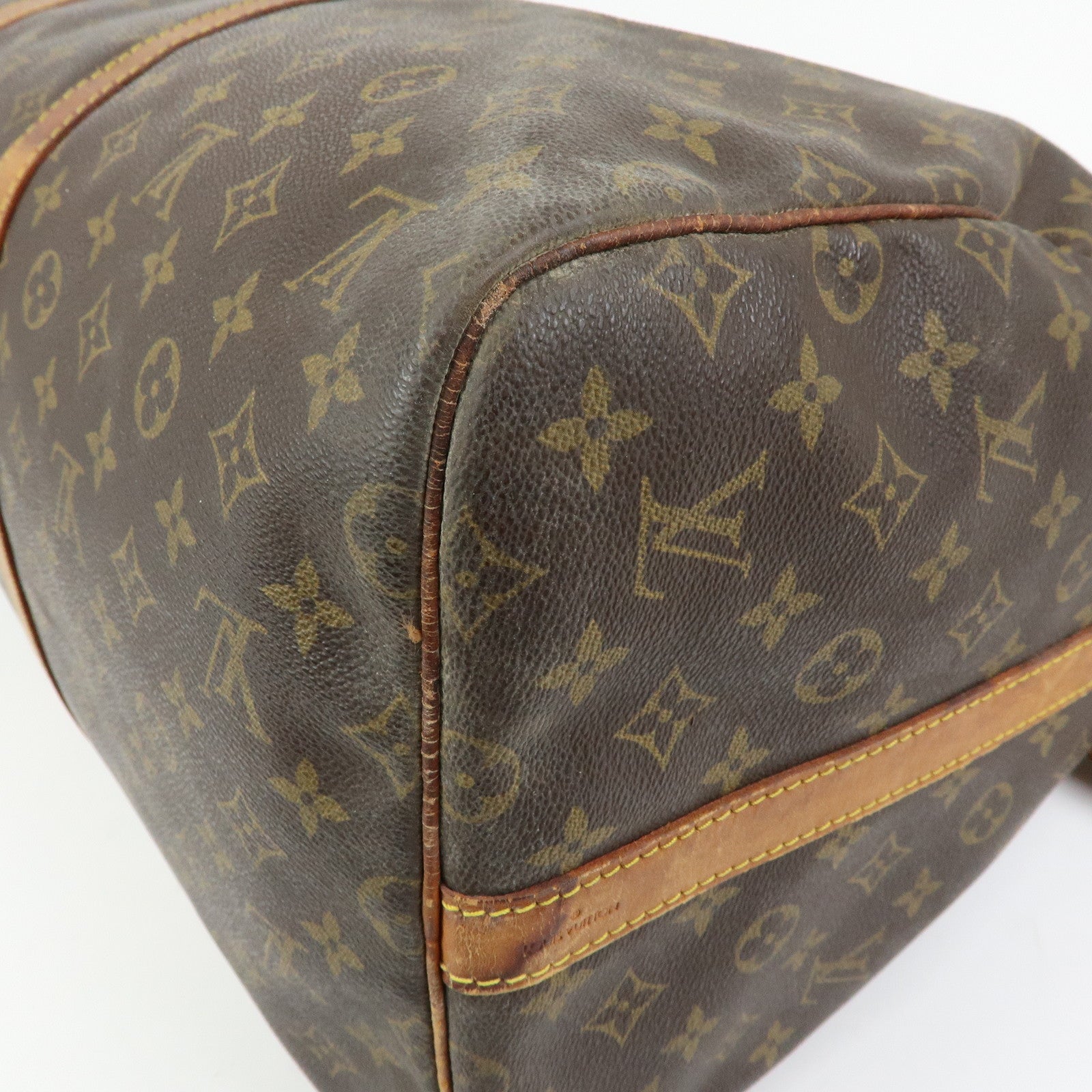 Louis Vuitton Monogram Keep All Bandouliere 55 Boston Bag M41414