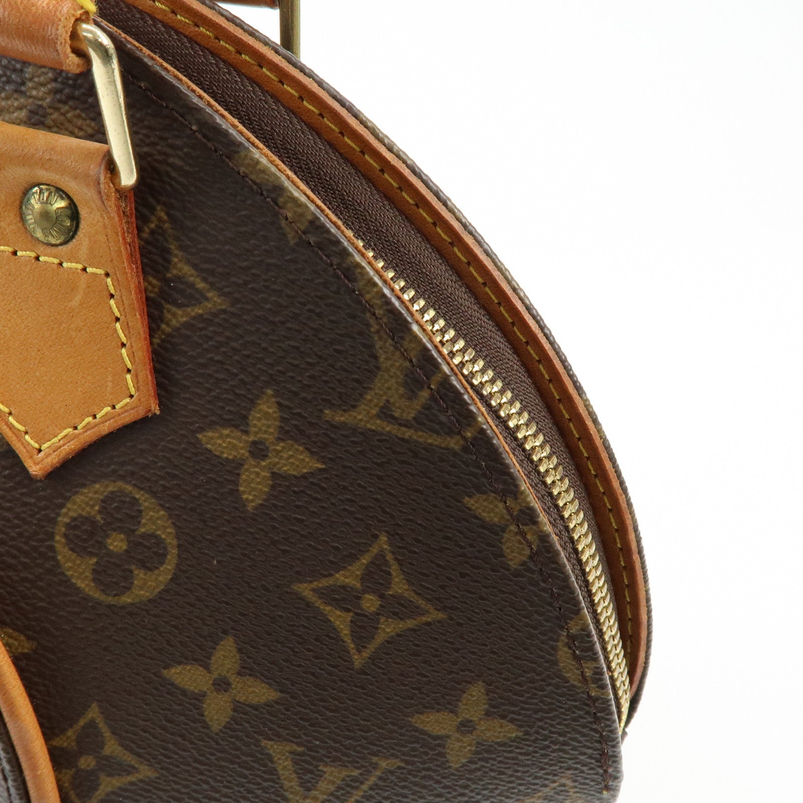 Louis Vuitton Monogram Ellipse PM Hand Bag Brown M51127
