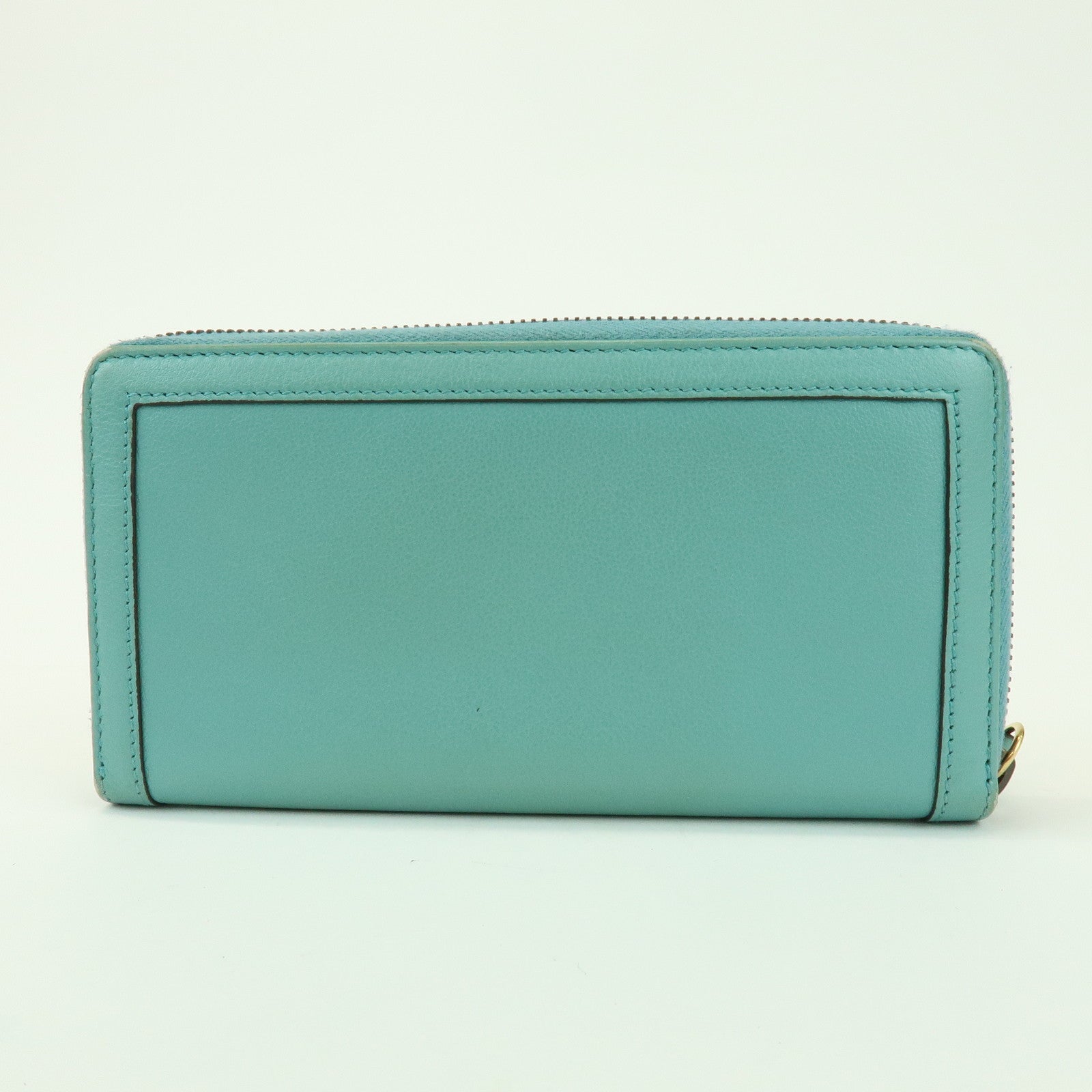 GUCCI Bamboo GG Marmont Leather Round Zippy Long Wallet 658634