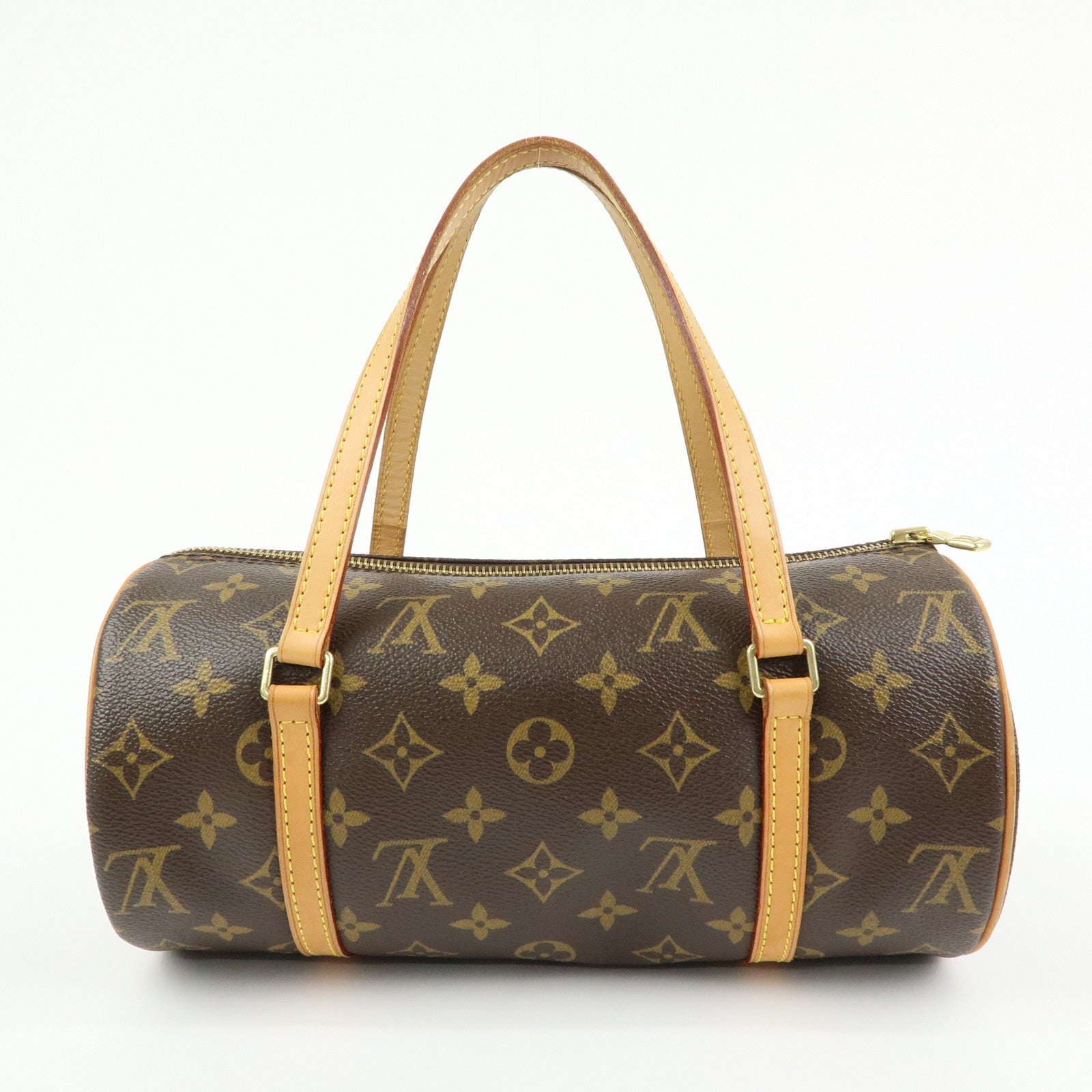 Louis Vuitton Monogram Papillon 26 Hand Bag Brown M51386