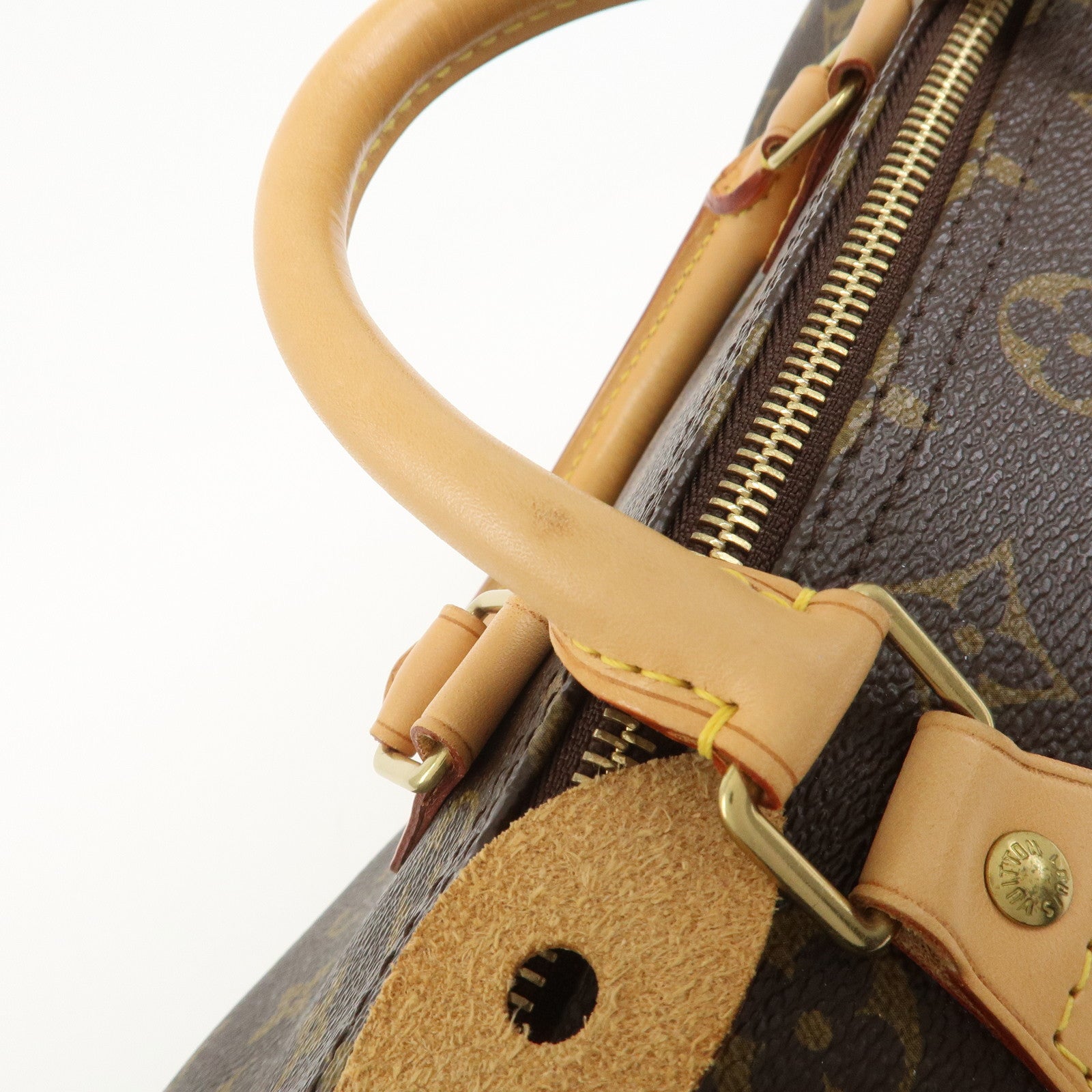 Louis Vuitton Monogram Speedy 30 Boston Bag Hand Bag Brown M41526