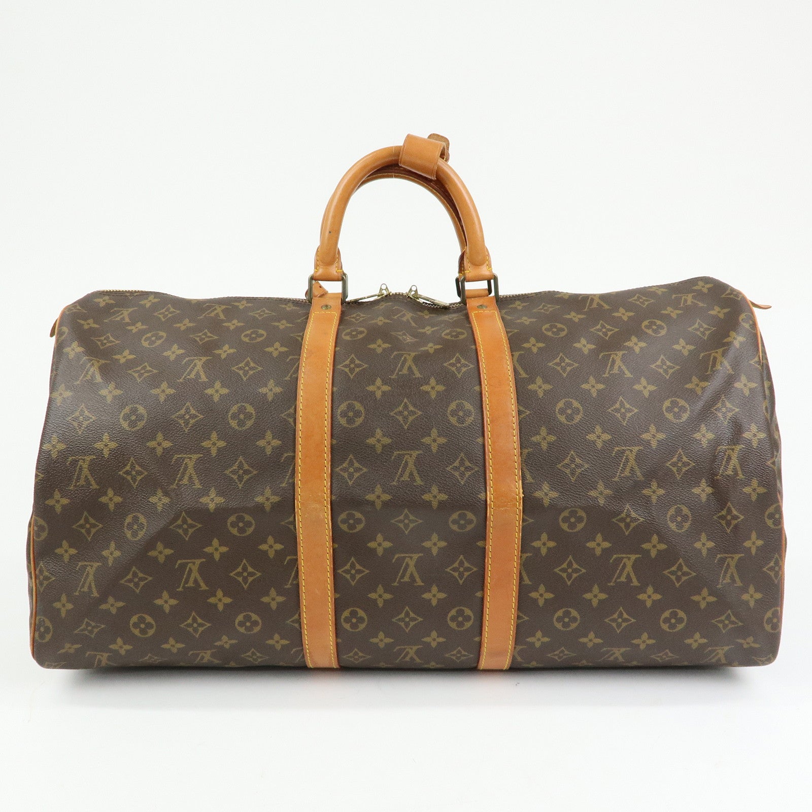 Louis Vuitton Monogram Keep All 55 Boston Bag Brown M41424