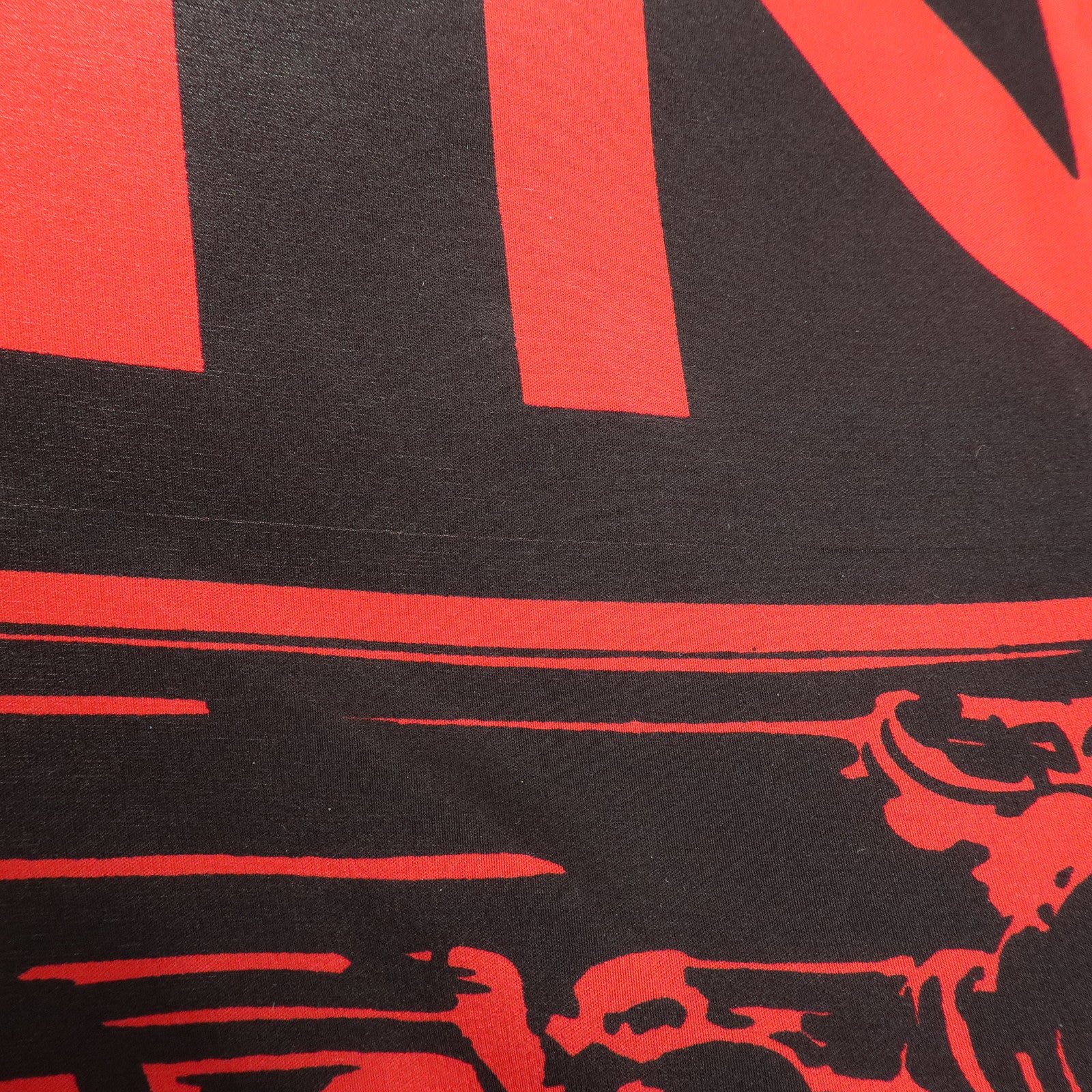 CHANEL Cambon Line Logo Silk 100% Scarf Red Black