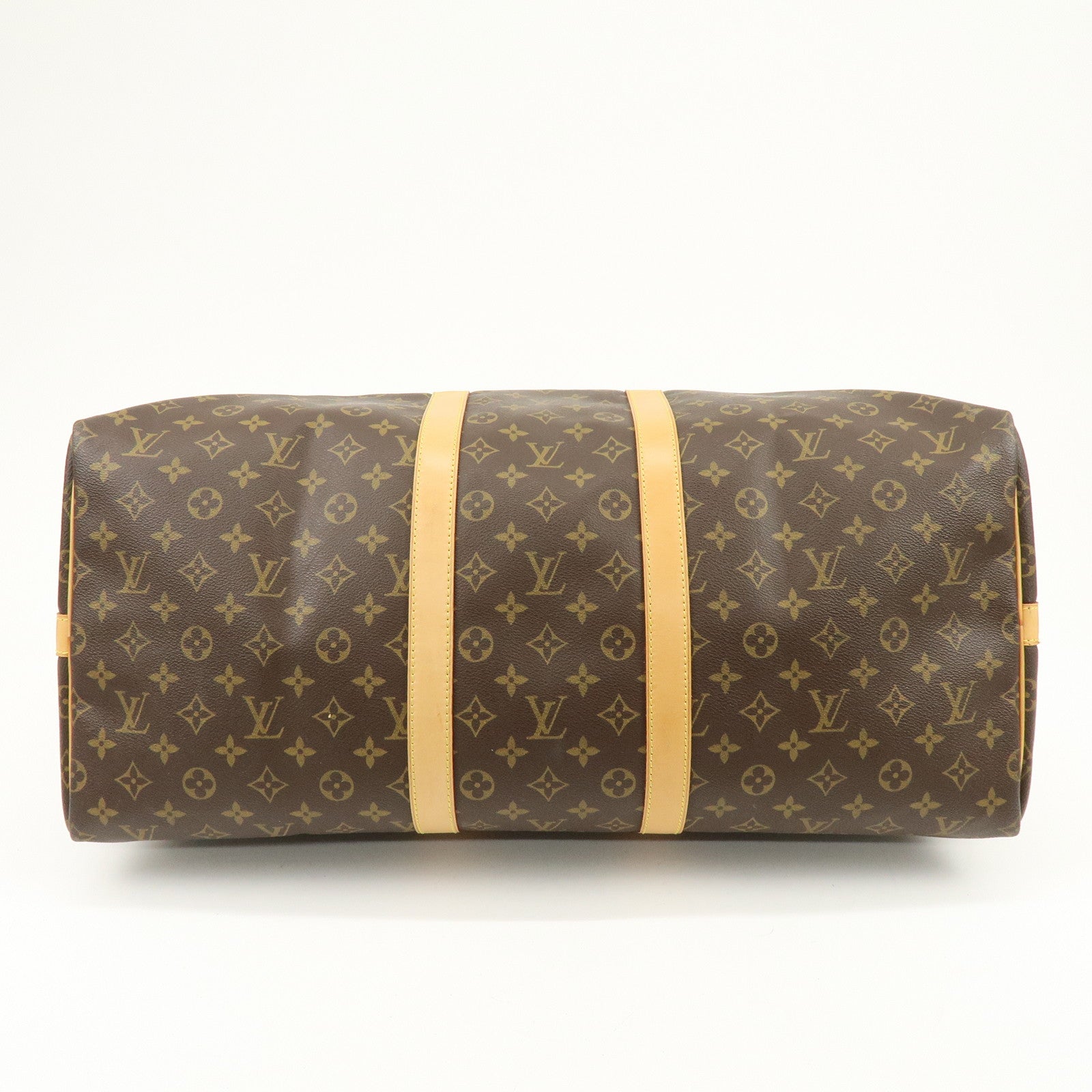 Louis Vuitton Monogram Keep All Bandouliere 55 Boston Bag M41414