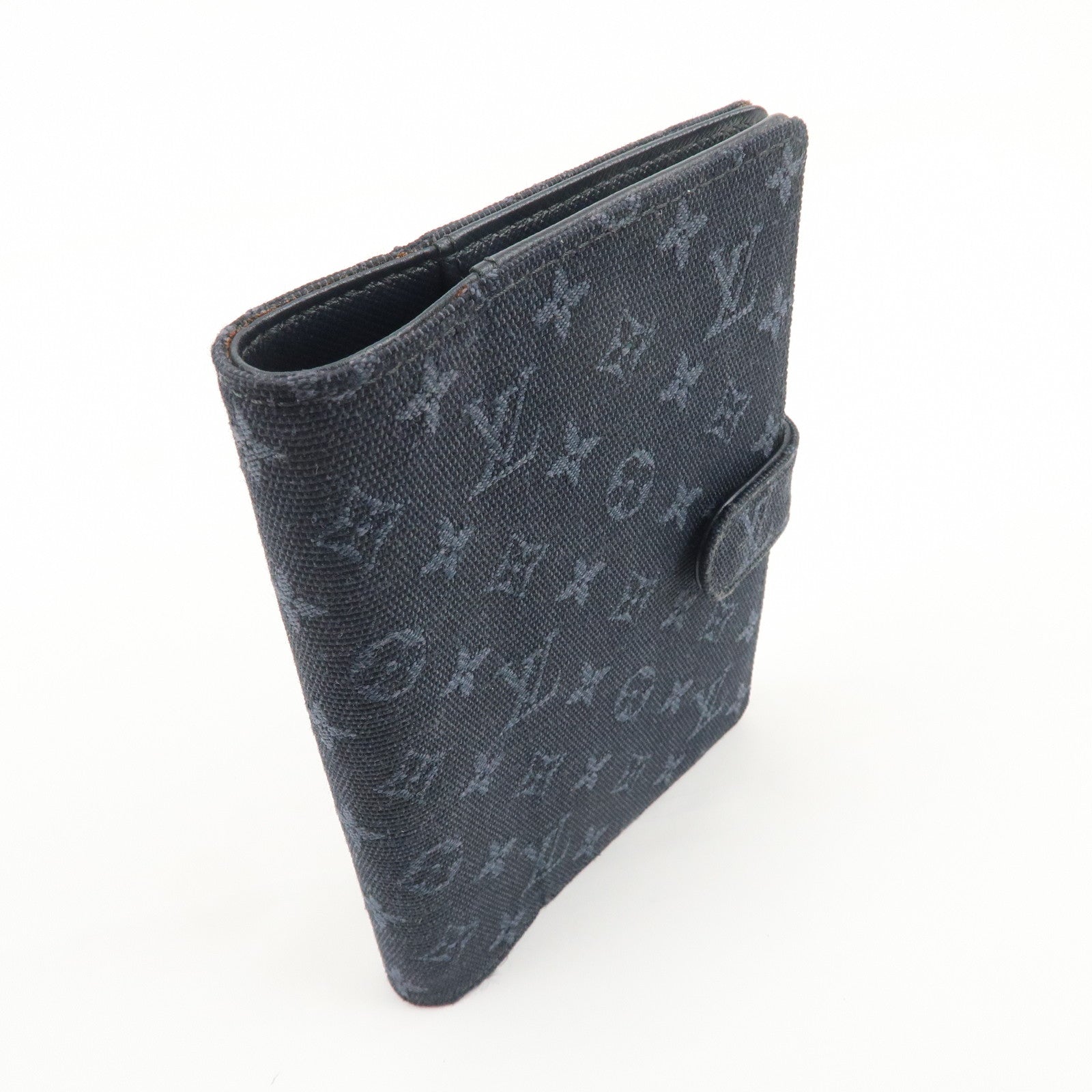 Louis Vuitton Monogram Mini Agenda PM Planner Cover TST Blue R20913