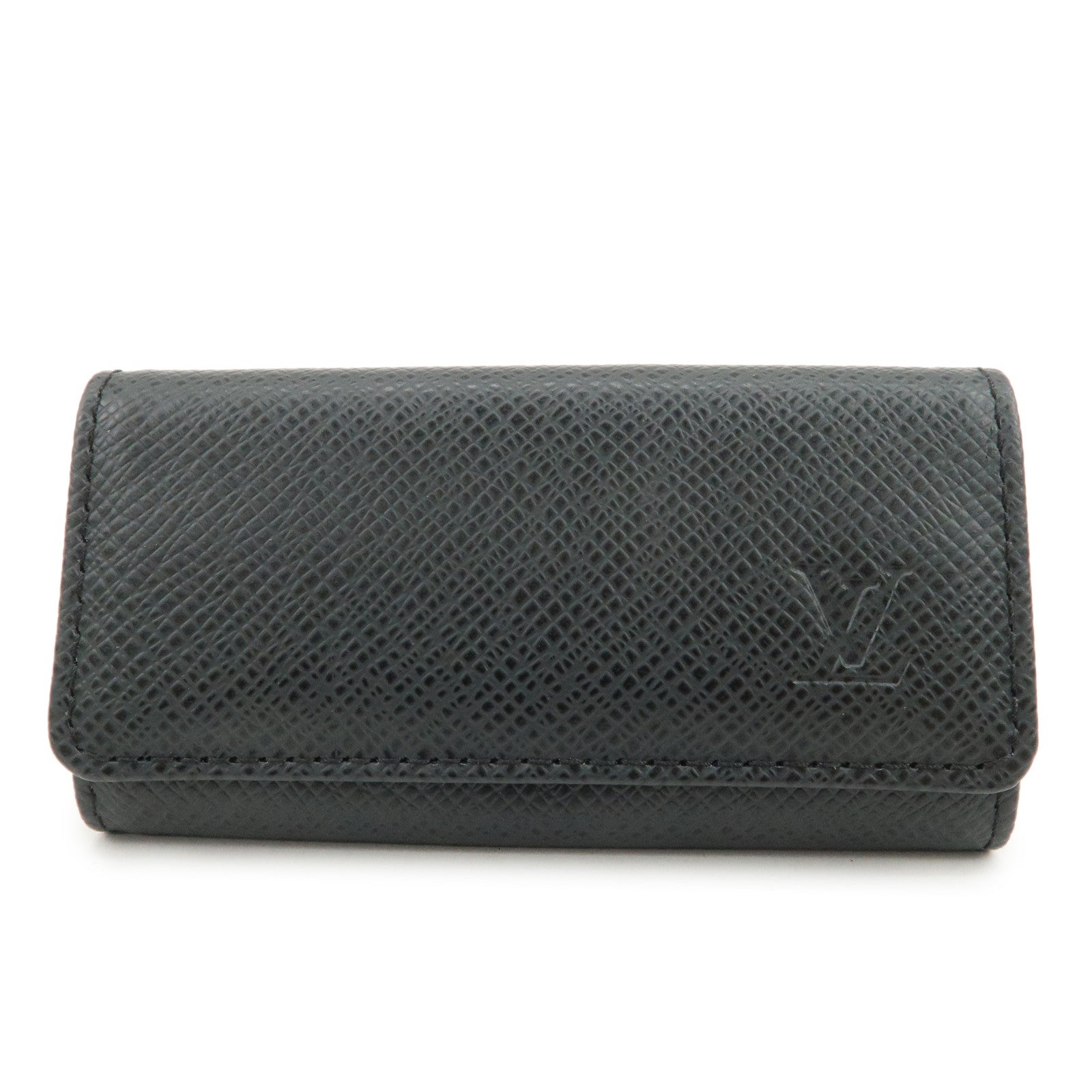Louis Vuitton Taiga Leather Multiclés 4 Key Case Ardoise M30522