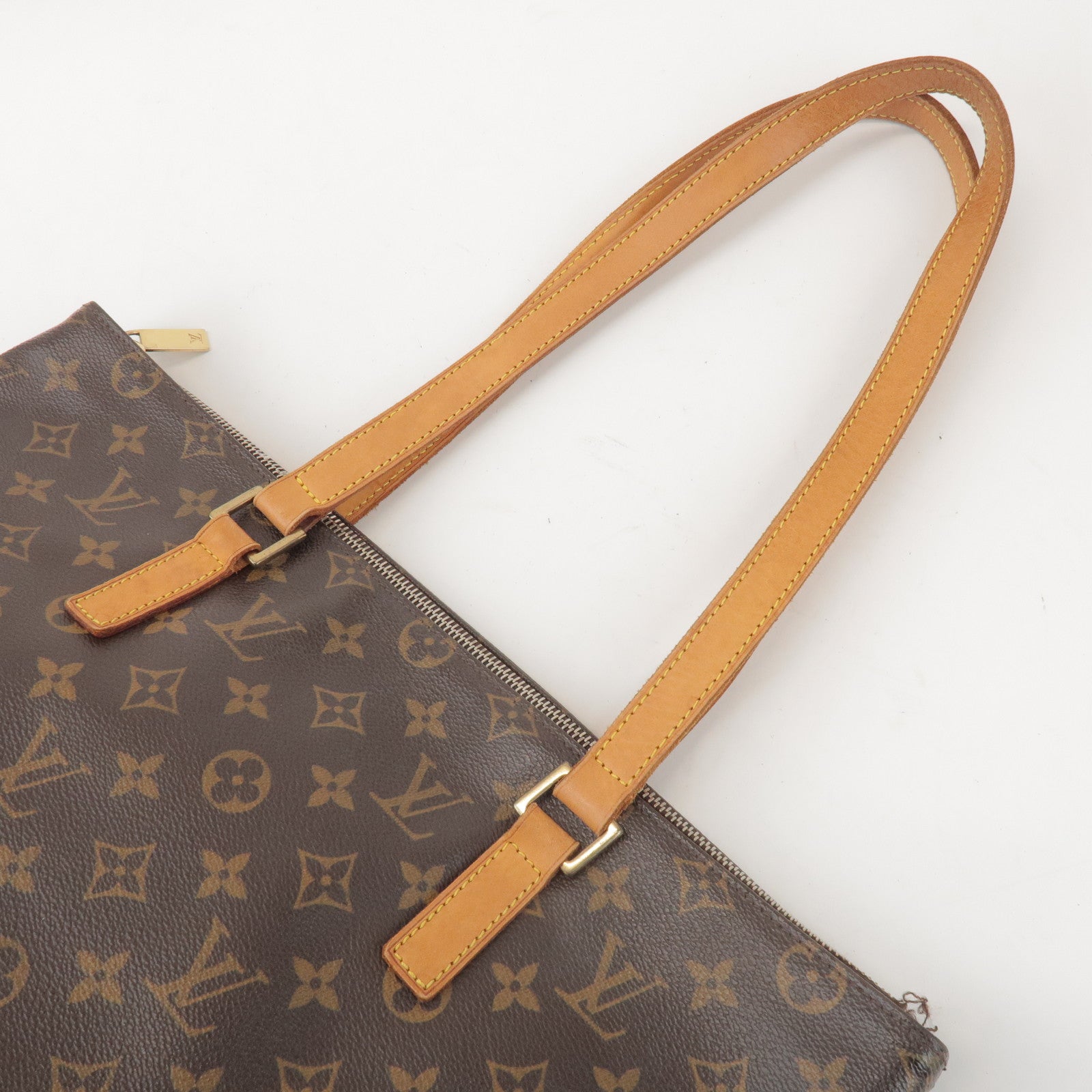 Louis Vuitton Monogram Cabas Mezzo Tote Bag Shoulder Bag M51151