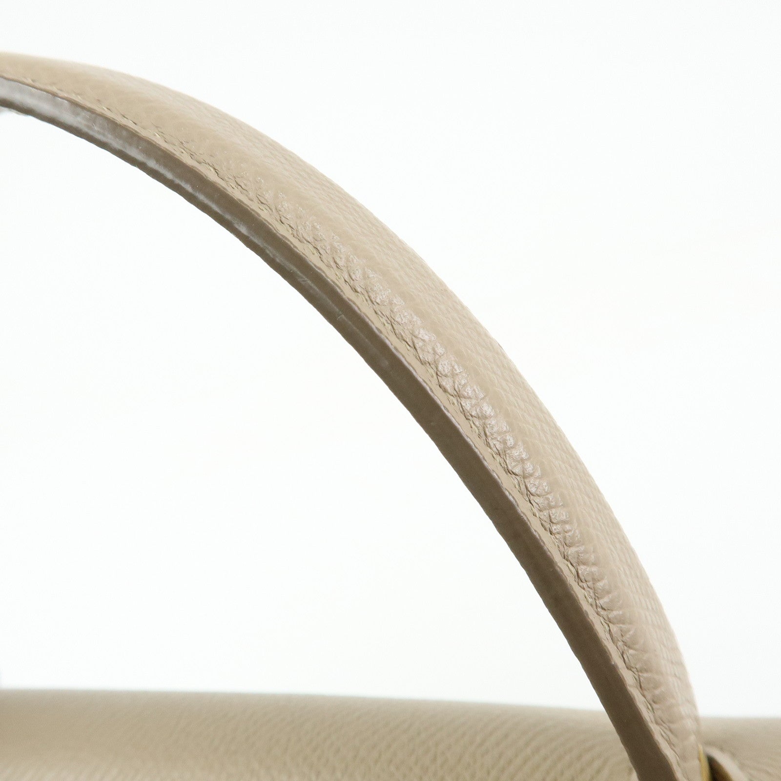 CELINE Belt Bag Leather 2Way Bag Hand Bag Shoulder Bag Beige