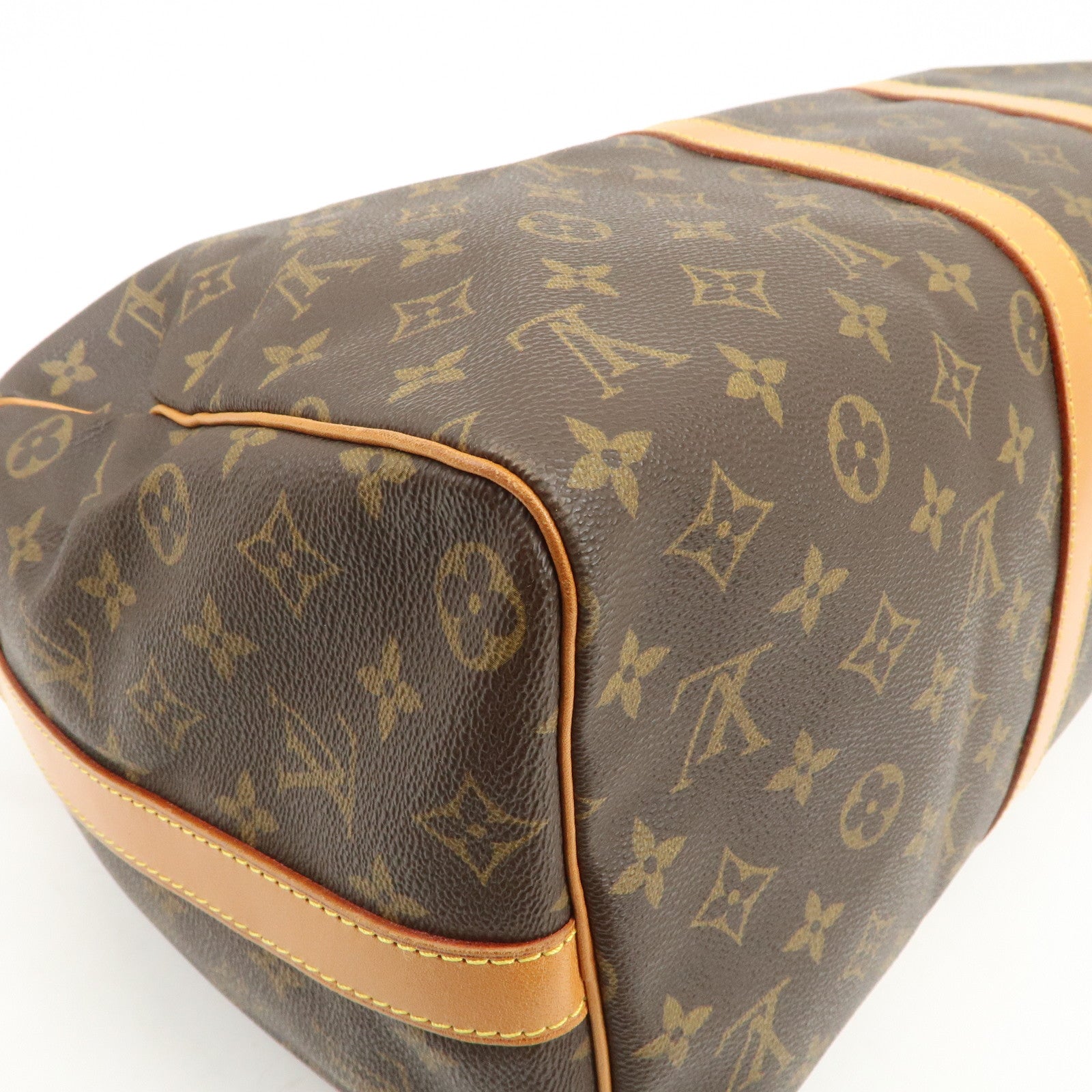 Louis Vuitton Monogram Keep All Bandouliere 45 Boston Bag M41418