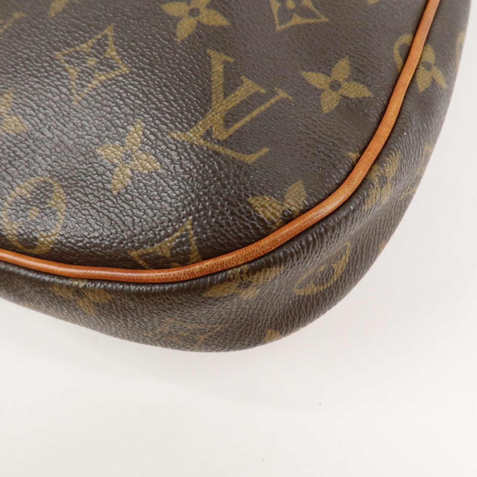 Louis Vuitton Monogram Odeon MM Shoulder Bag Brown M56389