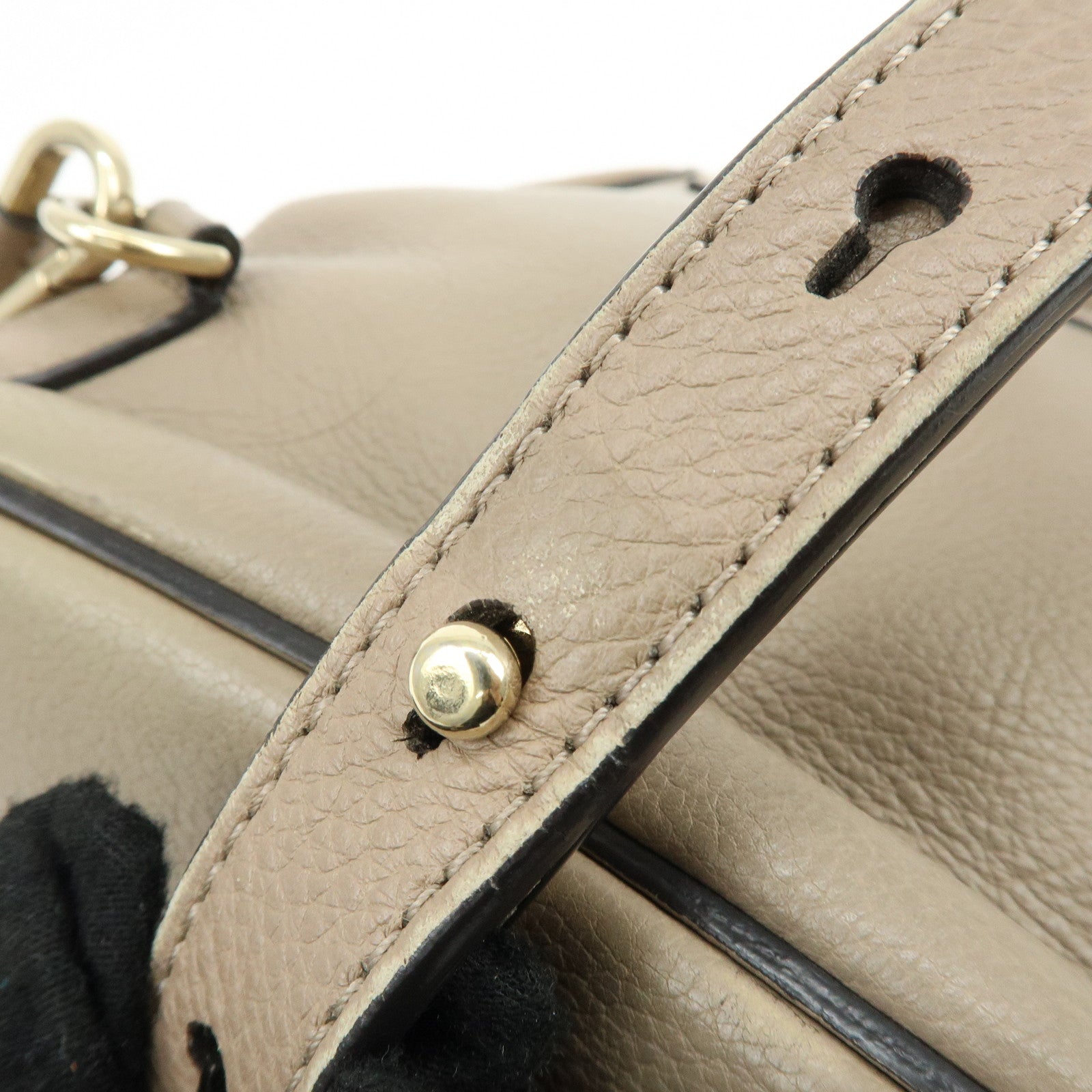 Chloe Faye Suede Leather Backpack Rucksack Greige