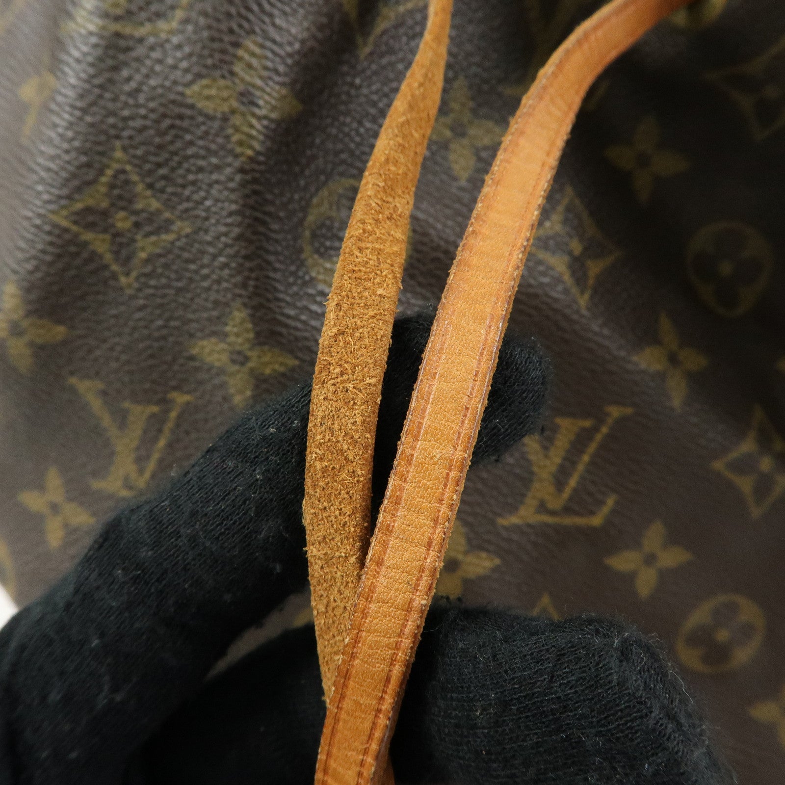 Louis Vuitton Monogram Petit Noe Shoulder Bag Brown M42226