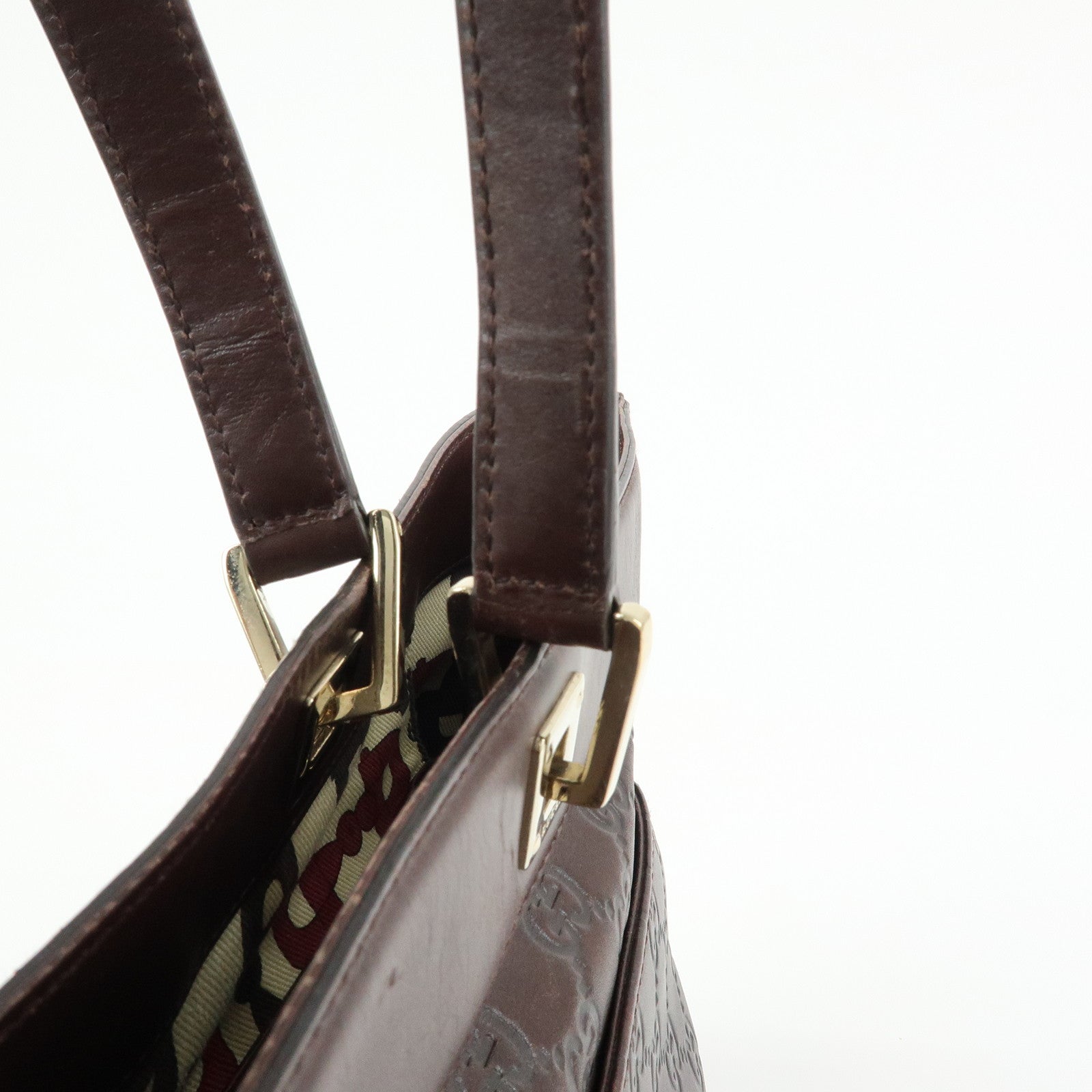GUCCI  Guccissima Leather Tote Bag Shoulder Bag Dark Brown 145993