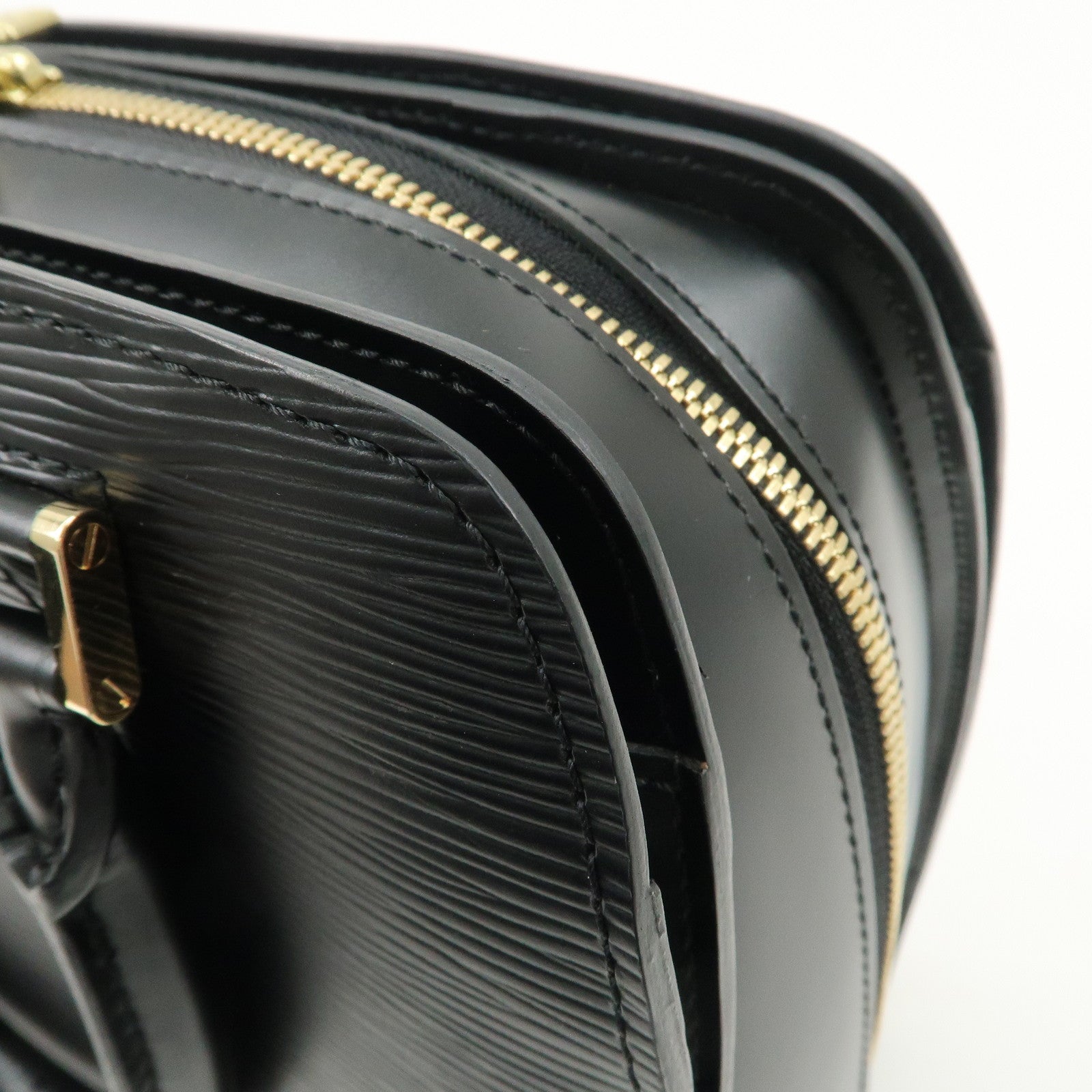 Louis Vuitton Epi Leather Pont Neuf Hand Bag Black Noir M52052