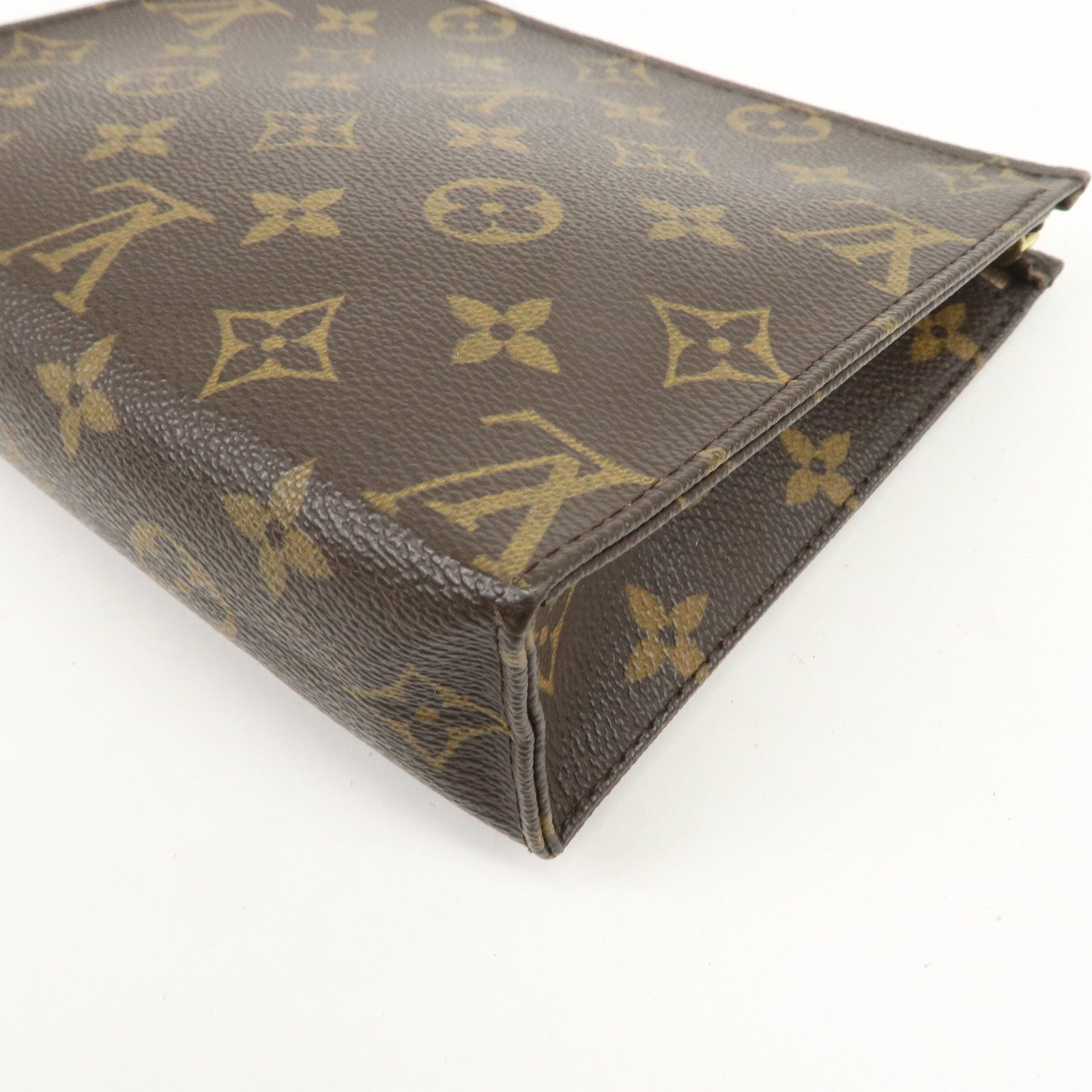 Louis Vuitton Monogram Poche Toilette 19 Clutch Bag Pouch M47544