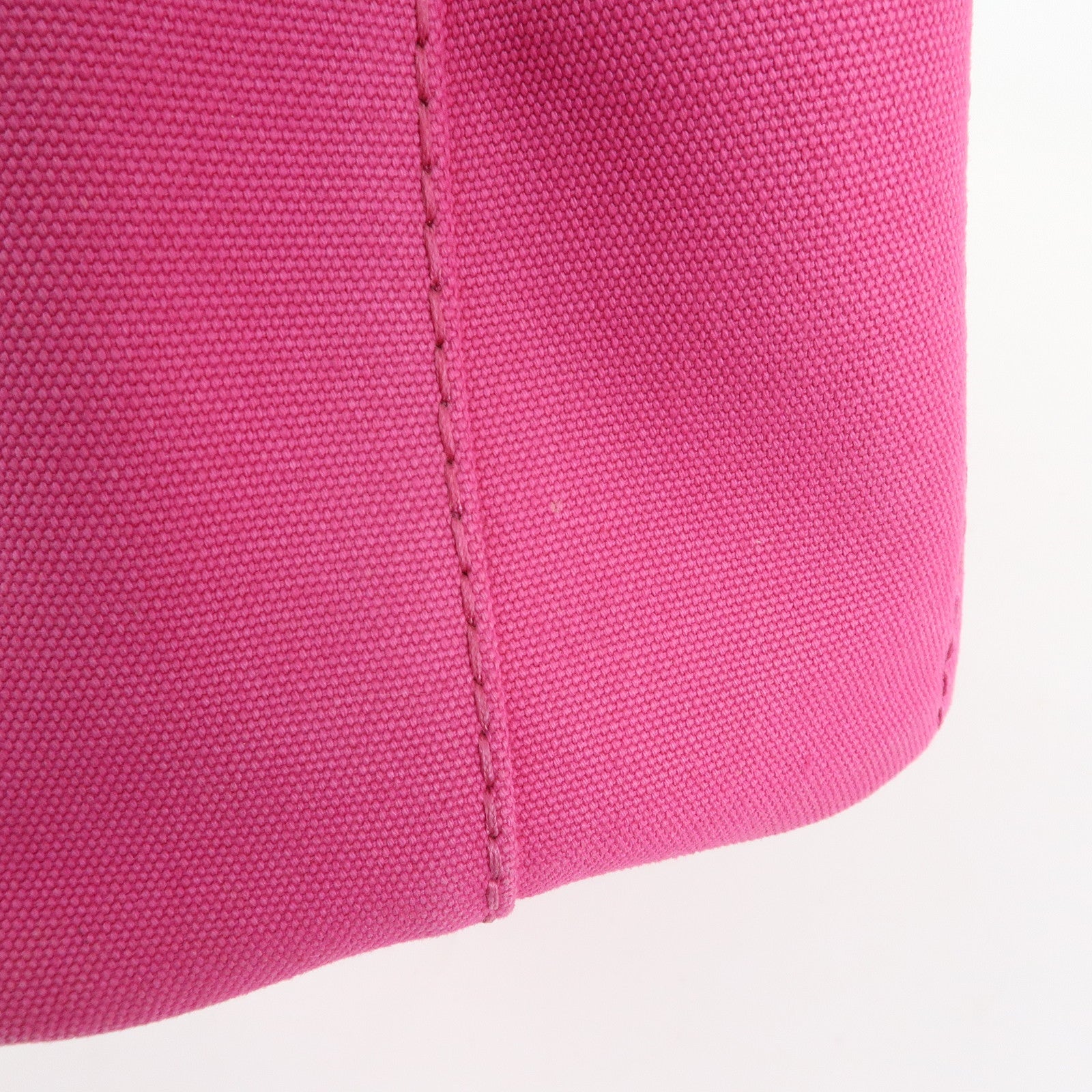 PRADA Triangle Logo Canapa Mini 2Way Bag Hand Bag Pink B2439G