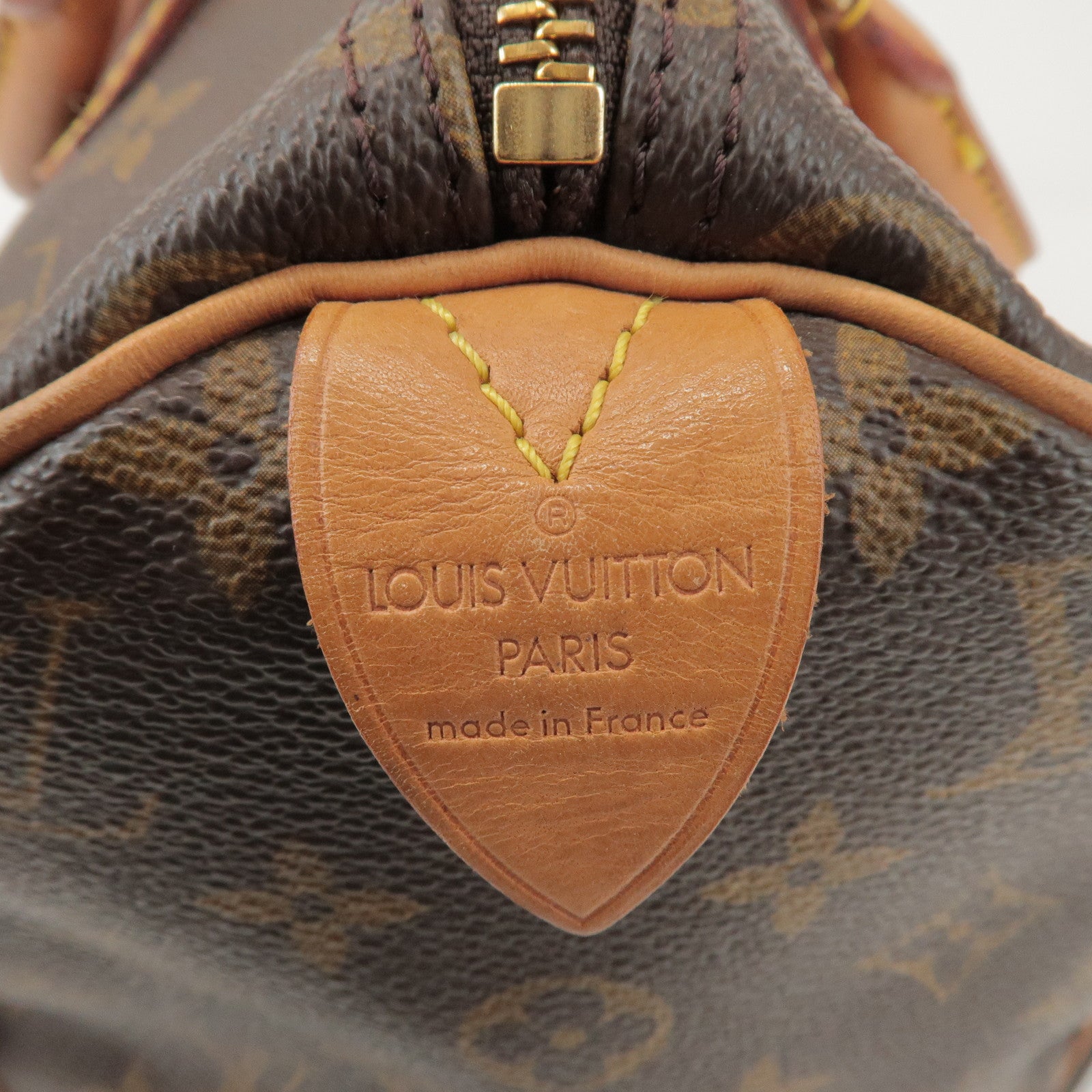 Louis Vuitton Monogram Speedy 30 Boston Bag Hand Bag Brown M41526