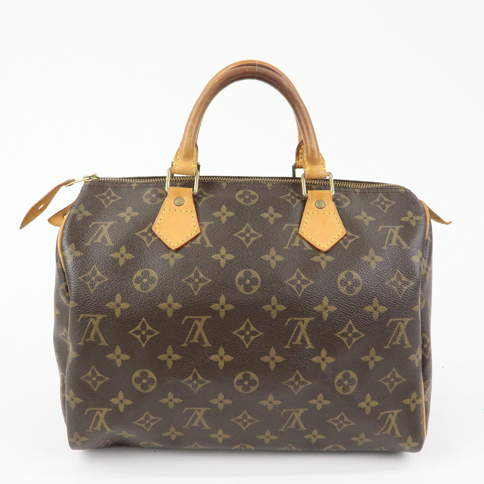 Louis Vuitton Monogram Speedy 30 Boston Bag Hand Bag Brown M41526