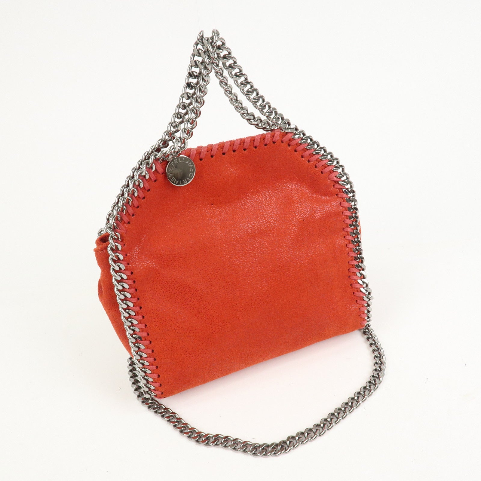 STELLA MCCARTNEY Falabella 2Way Bag Hand Bag Shoulder Bag Red