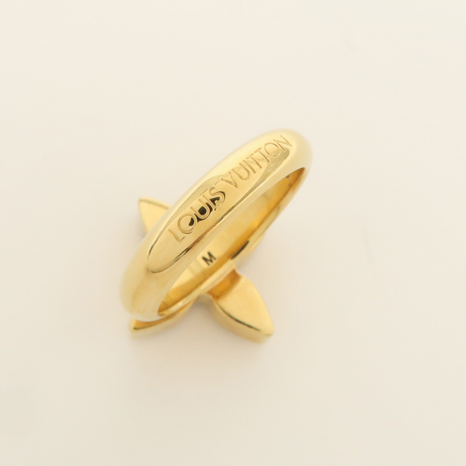 Louis Vuitton Set of 2 Bague Love Letters Ring Size M M67117