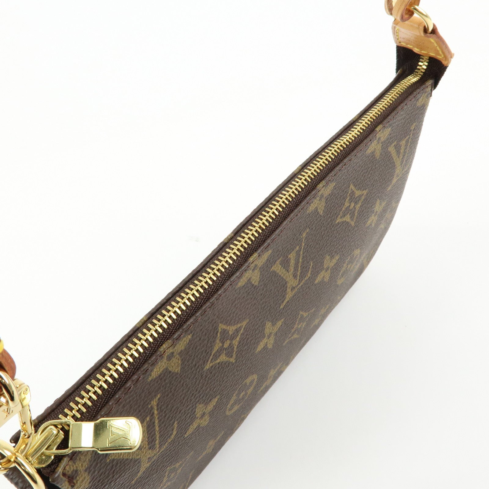Louis Vuitton Monogram Pochette Accessoires Pouch Hand Bag M51980