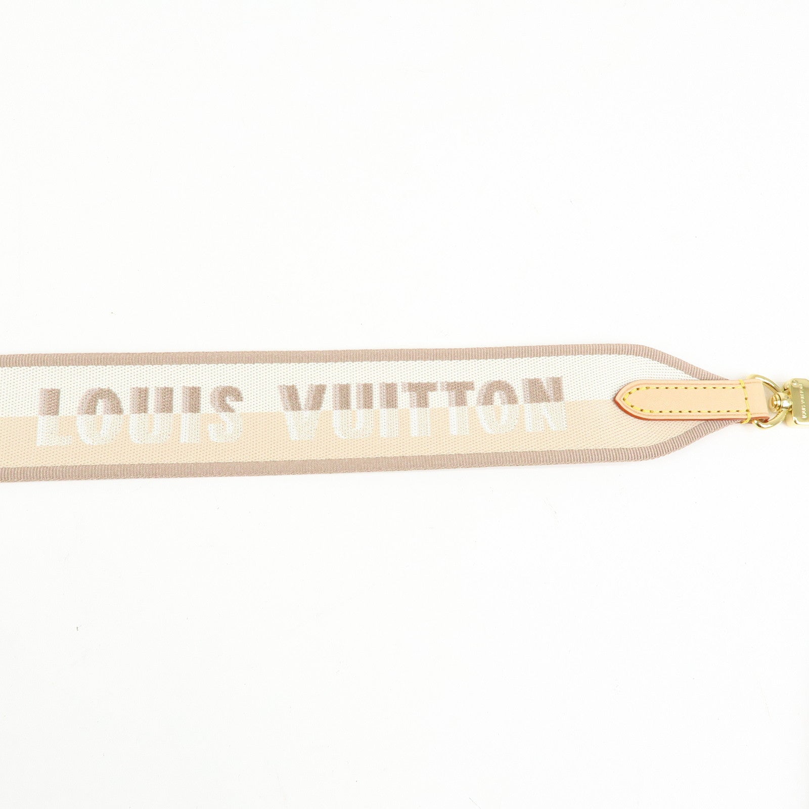 Louis Vuitton 110cm Canvas Nume Shoulder Strap Beige