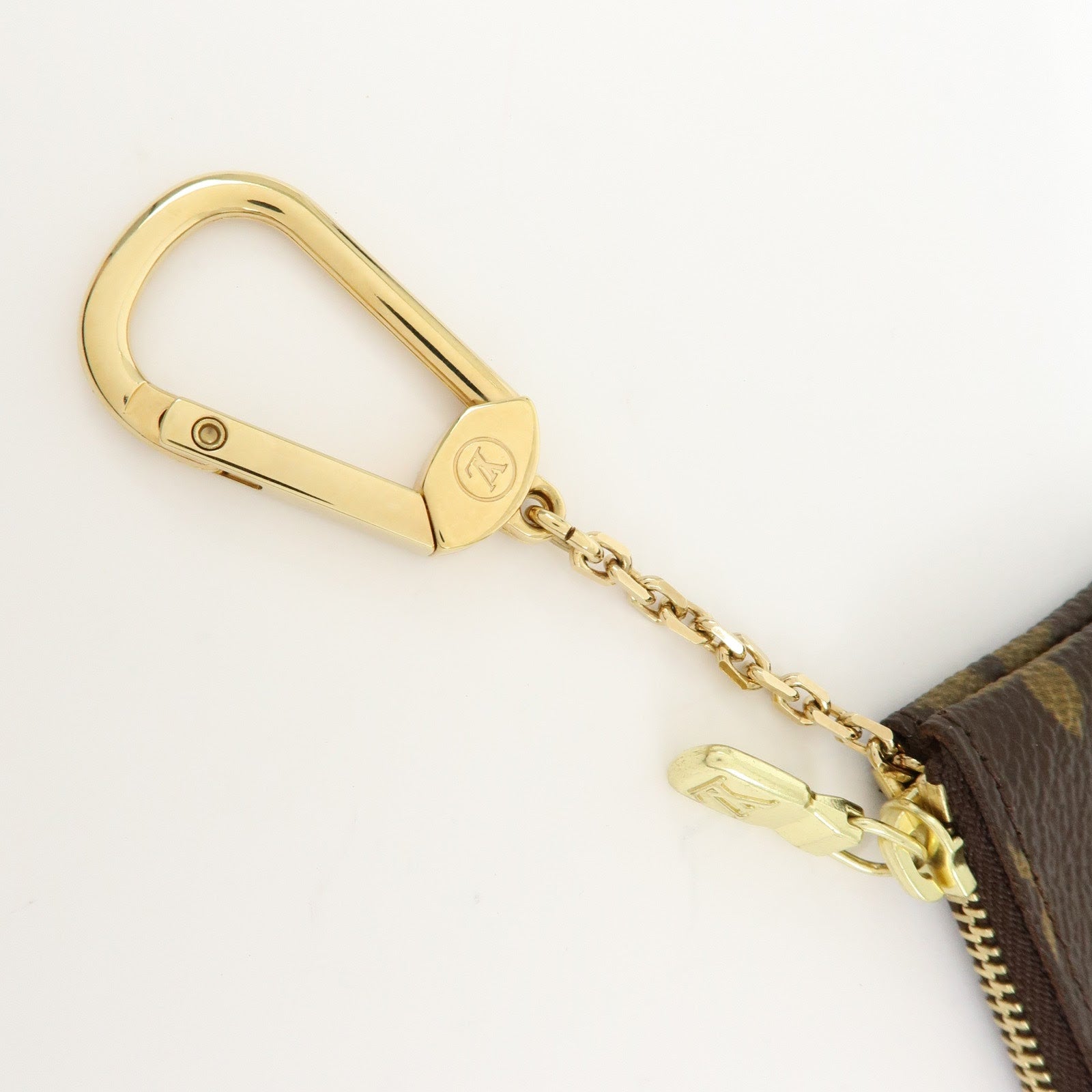Louis Vuitton Monogram Pochette Cles Coin Case Key Case M62650