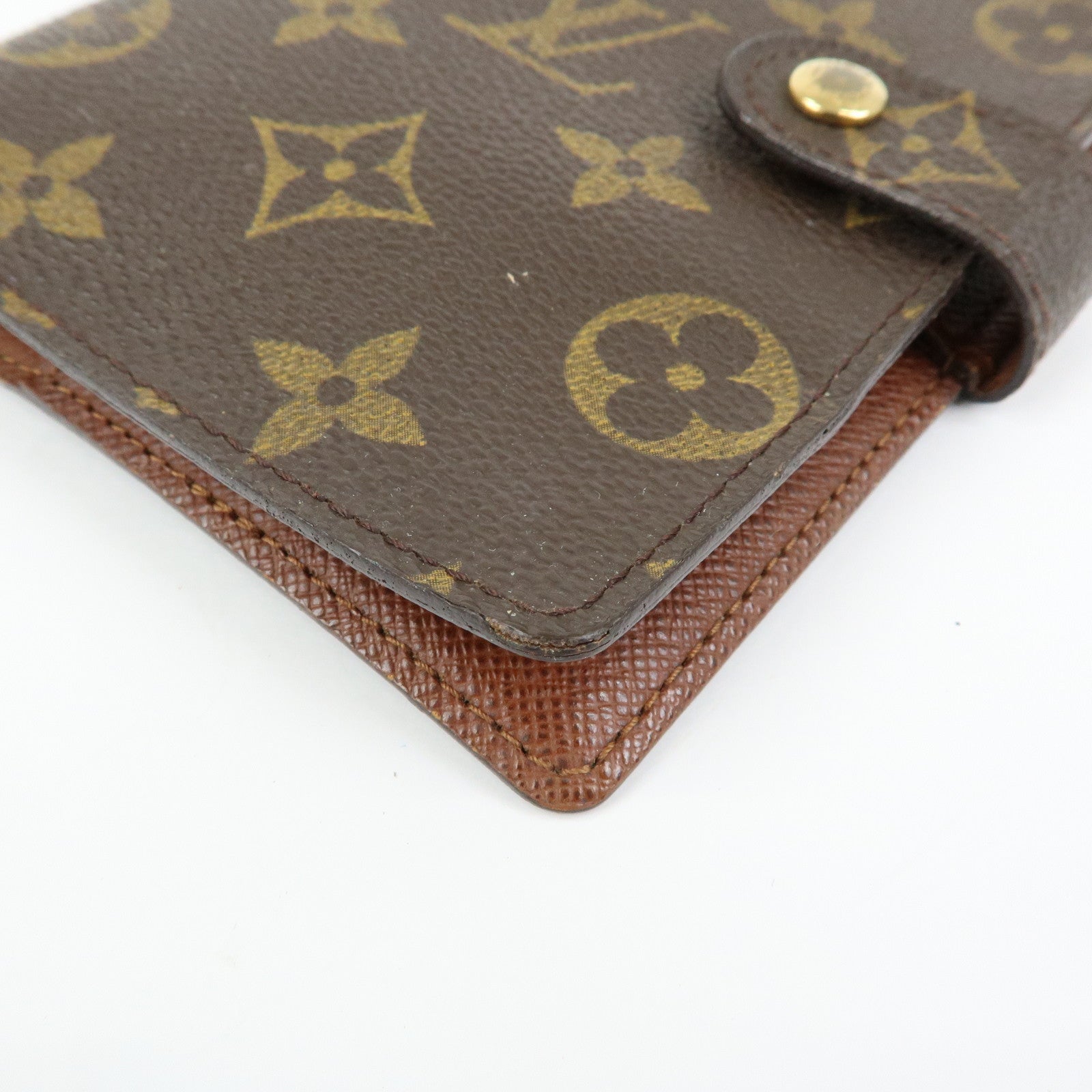 Louis Vuitton Monogram Agenda PM Planner Cover Brown R20005