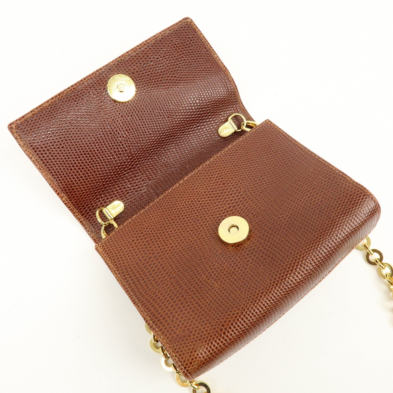 Ferragamo Vara Ribbon Embossed Leather 3Way Shoulder Waist Bag