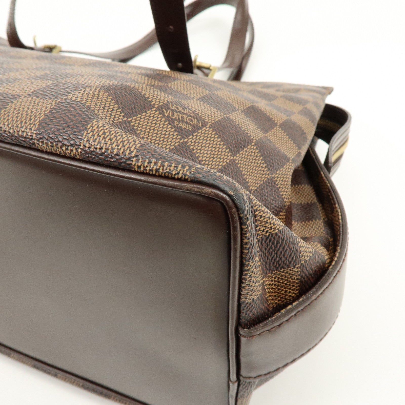 Louis Vuitton Damier Ebene Chelsea Canvas Shoulder Bag N51119