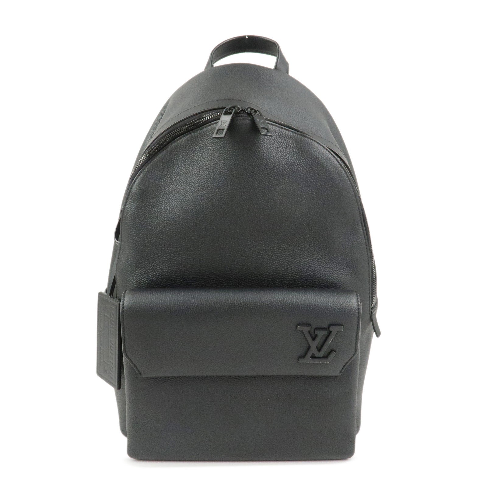 Louis Vuitton Aerogram Leather Takeoff Backpack Noir M57079