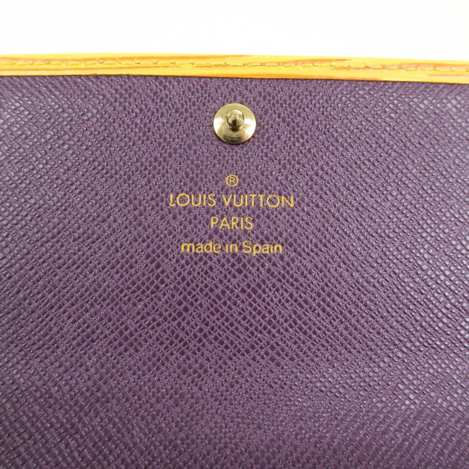 Louis Vuitton Epi Portefeuille Tresor International Wallet M63389