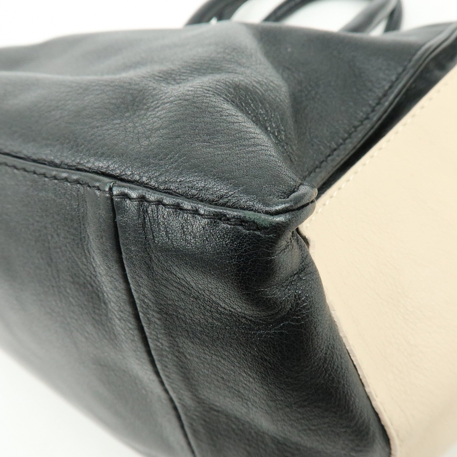 Chloe See By Chloe Leather 2Way Shoulder Bag Hand Bag Pink Black