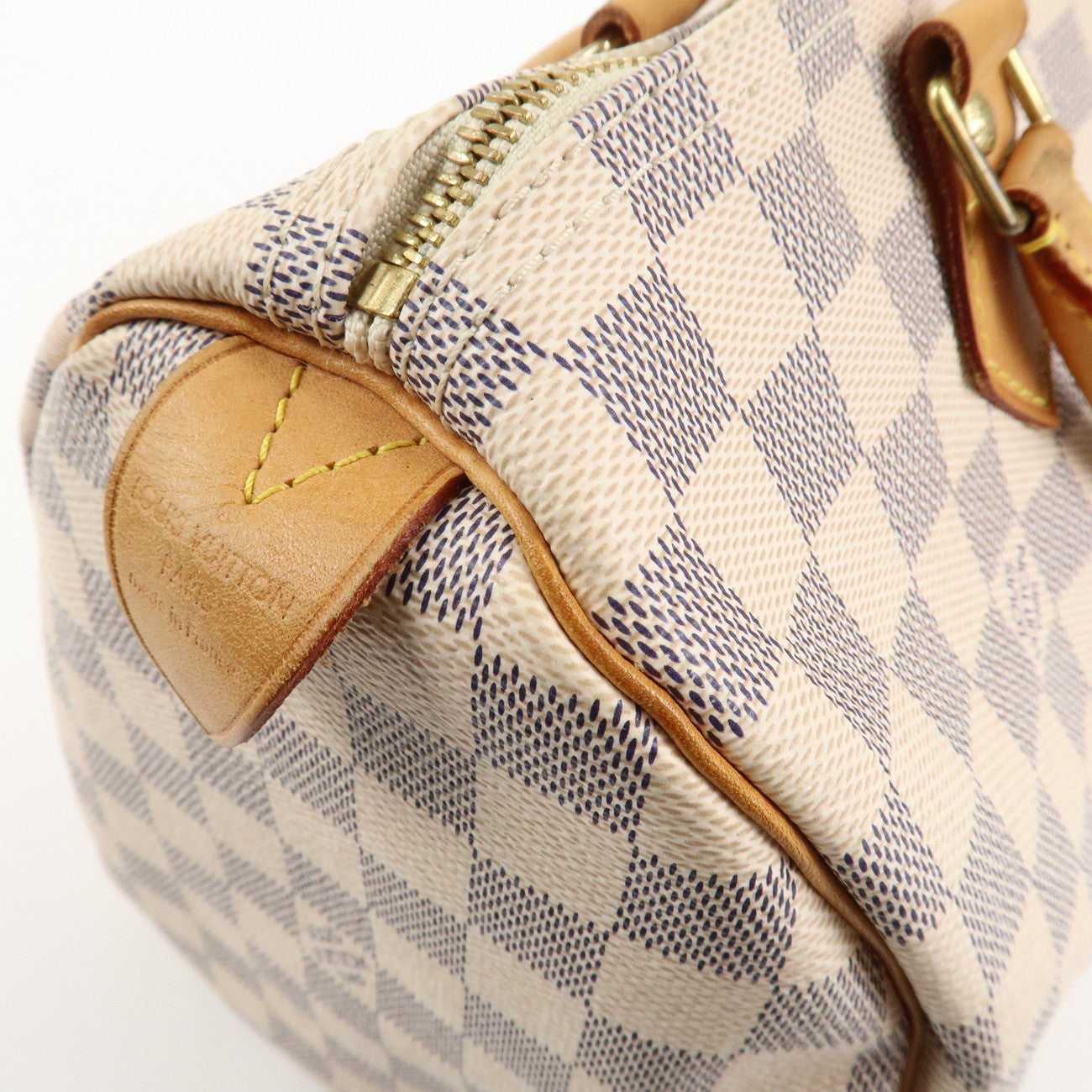 Louis Vuitton Damier Azur Speedy 30 Boston Bag Hand Bag N41533 Used