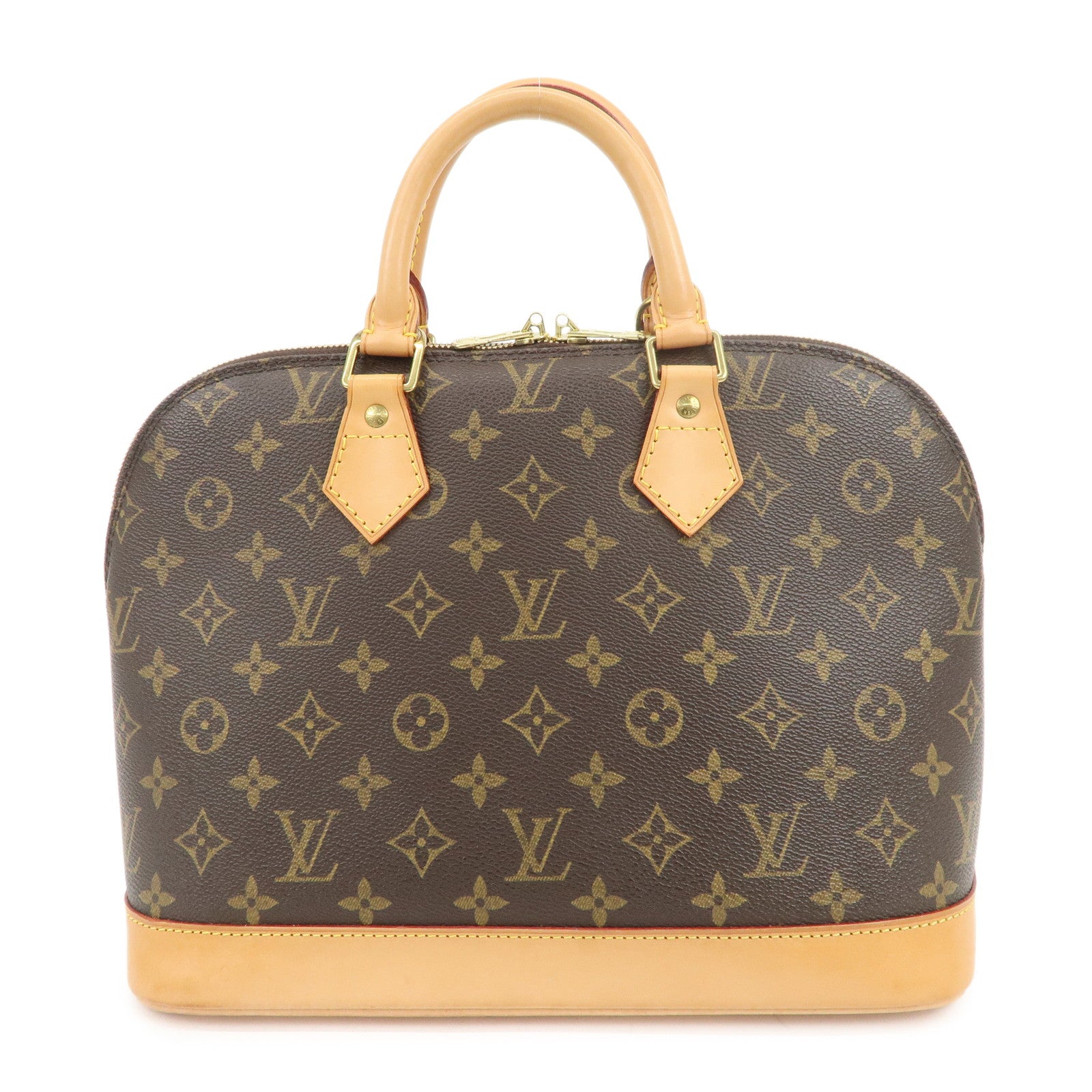 Louis Vuitton Monogram Canvas Alma Hand Bag Brown M51130