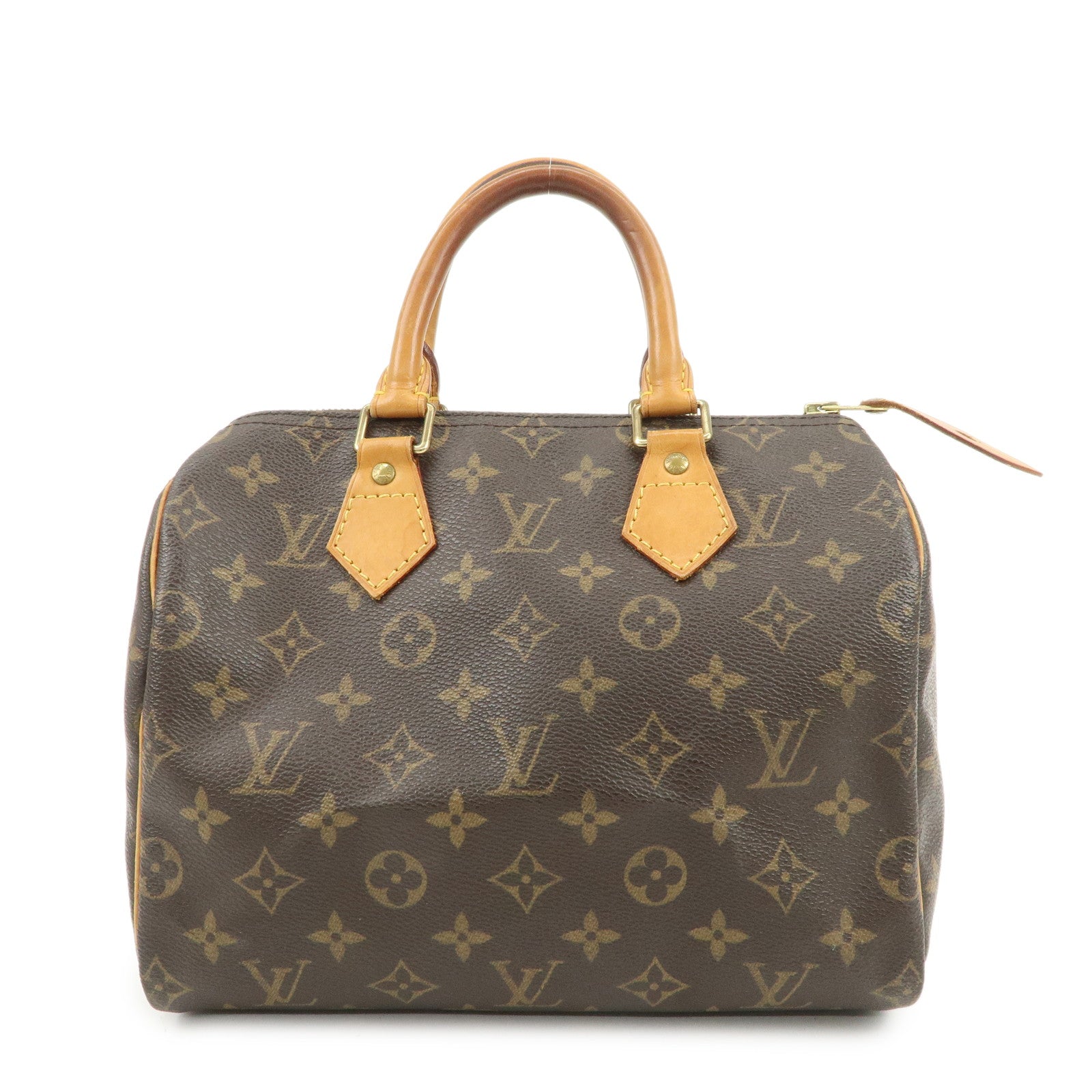 Louis Vuitton Monogram Speedy 25 Boston Bag Hand Bag Brown M41528