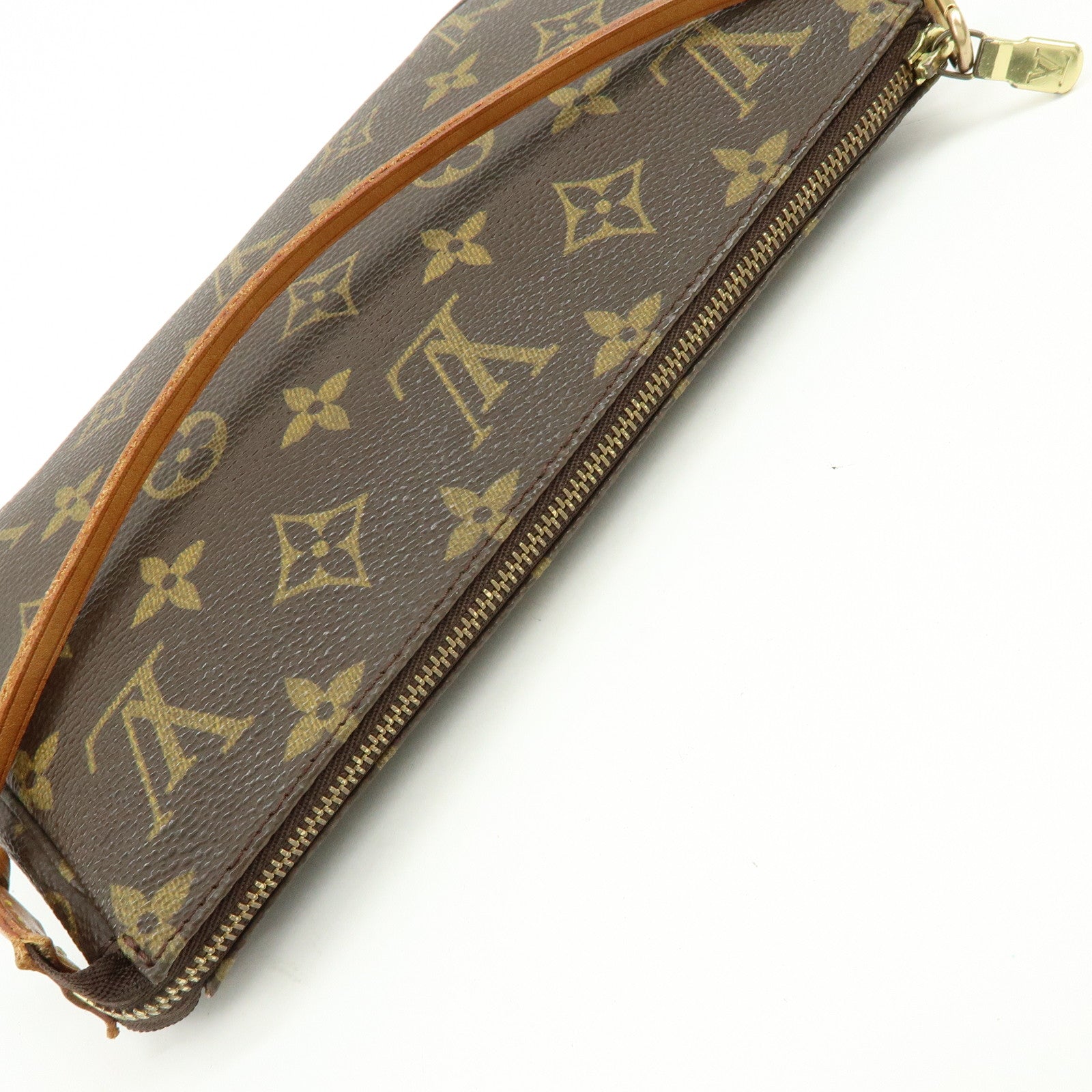 Louis Vuitton Monogram Pochette Accessoires Pouch Hand Bag M51980