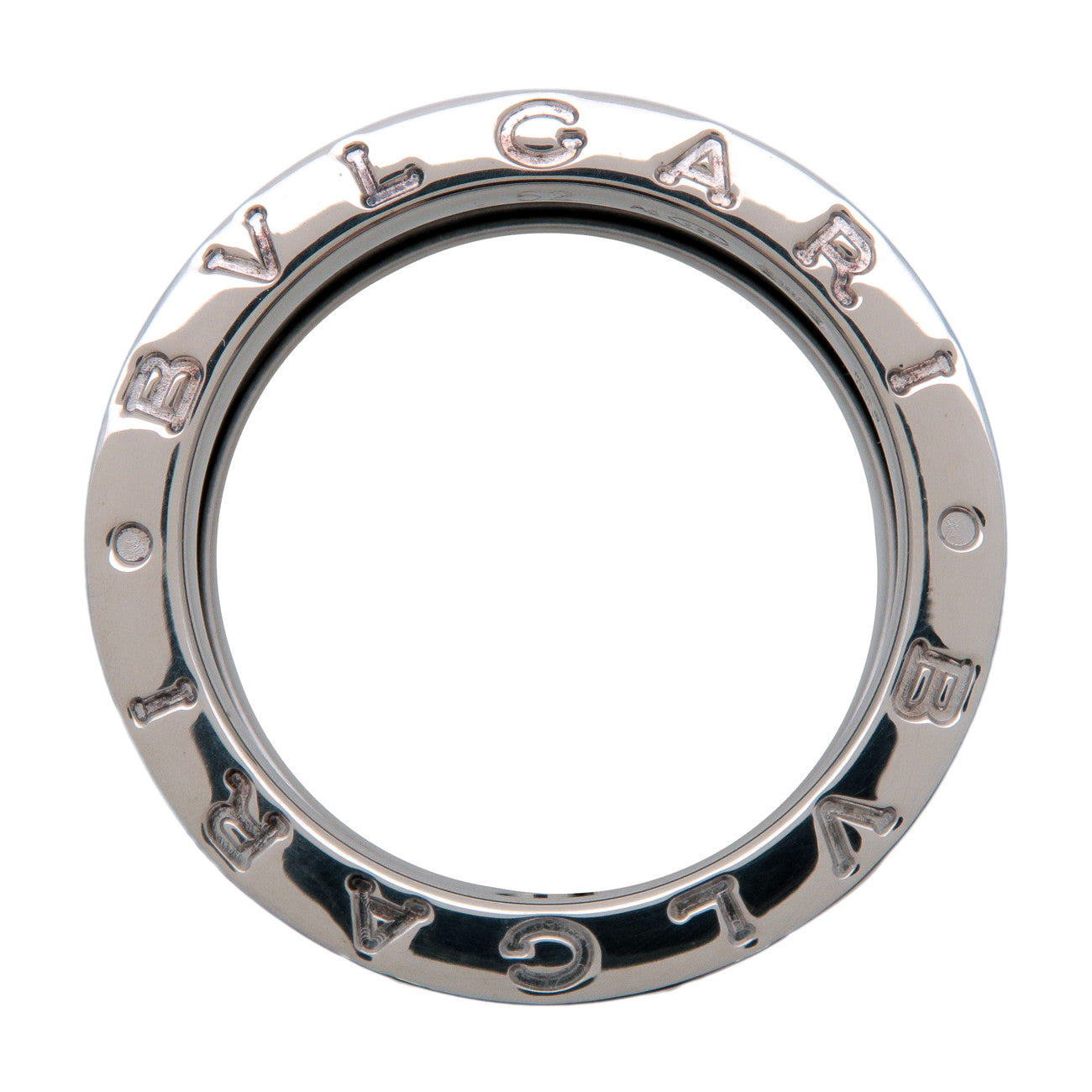 BVLGARI B-Zero1 Save the Children Ring SV925 Black Ceramic US6