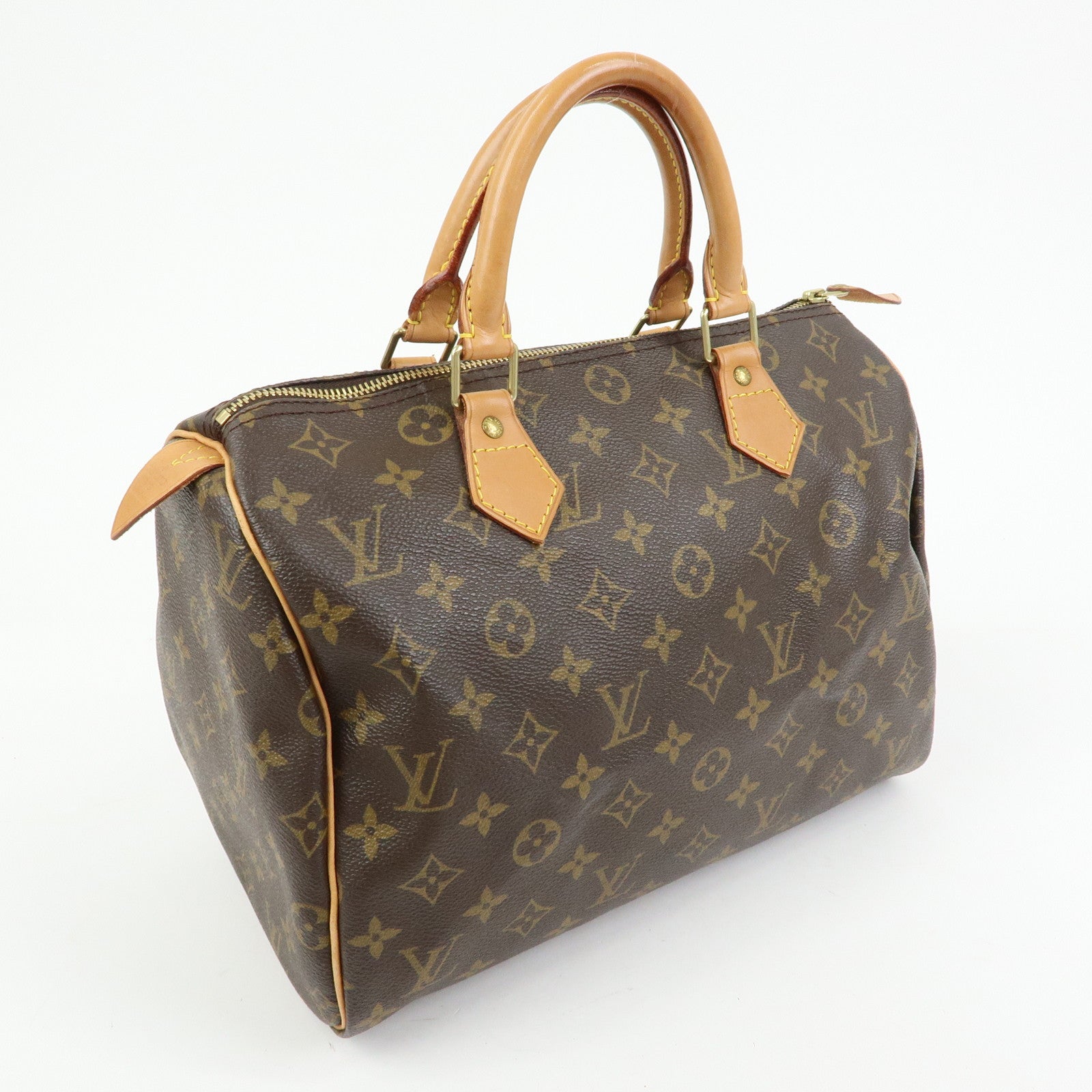 Louis Vuitton Monogram Speedy 30 Boston Bag Hand Bag Brown M41526