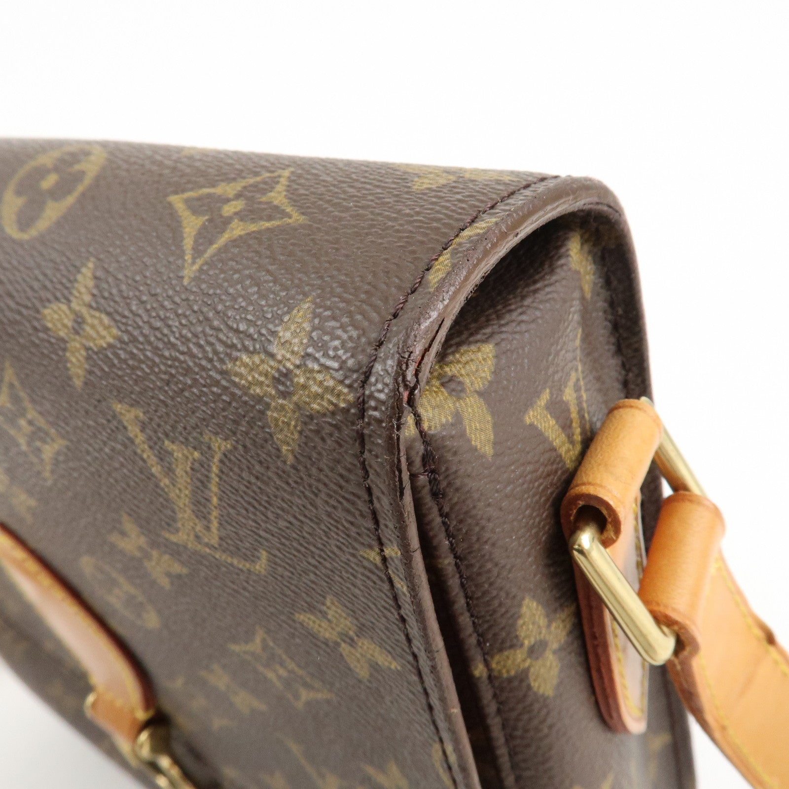 Louis Vuitton Monogram Saint Cloud GM Shoulder Bag Brown M51242 Used