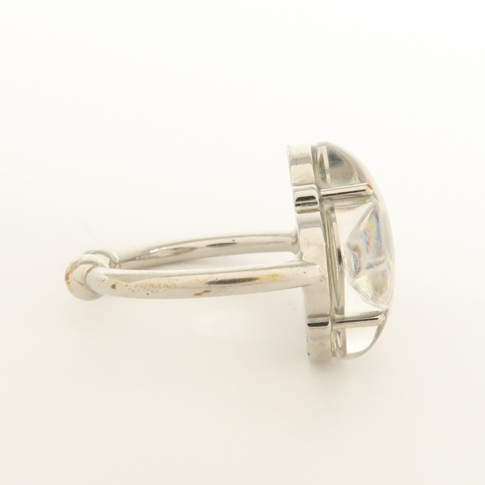 Louis Vuitton Barbe a la Folie Flower Ring Transparet Silver