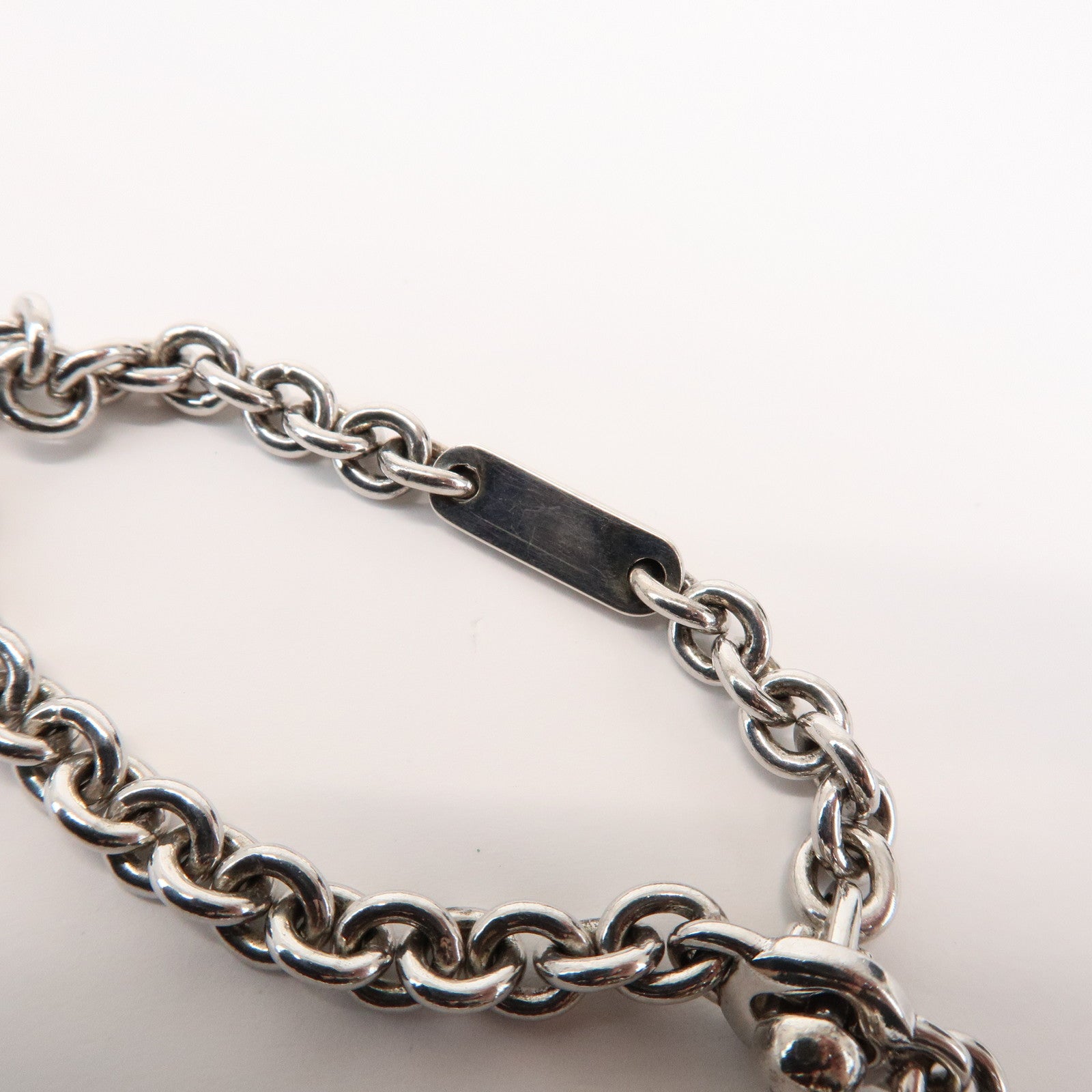 BVLGARI B-zero1 Metal Bag Charm Key Chain Key Charm Silver