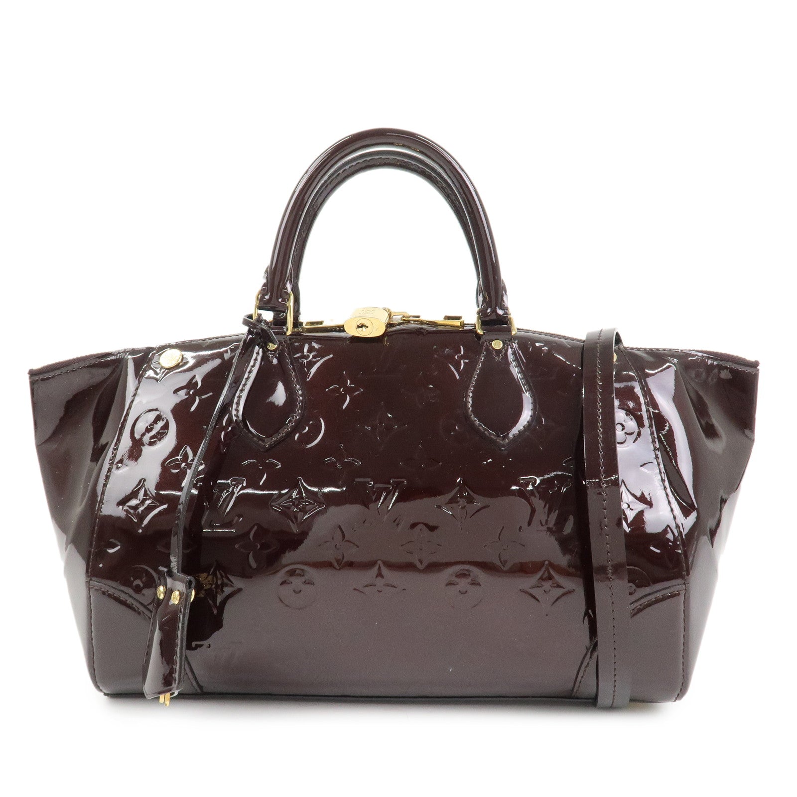 Louis Vuitton Monogam Vernis Leather Santa Monica 2Way Bag M50423