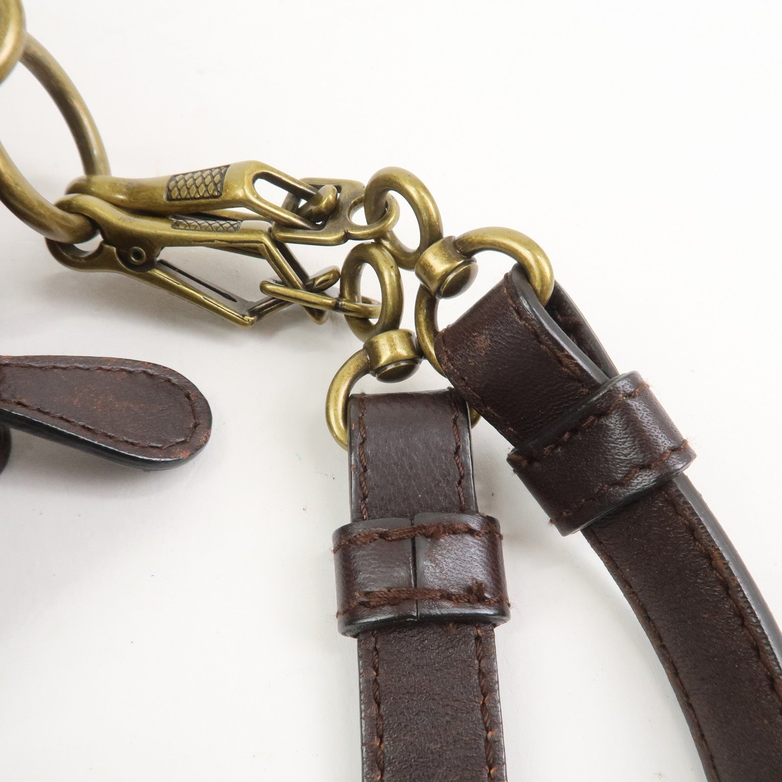 BOTTEGA VENETA Intrecciato Nappa Leather Shoulder Bag Brown