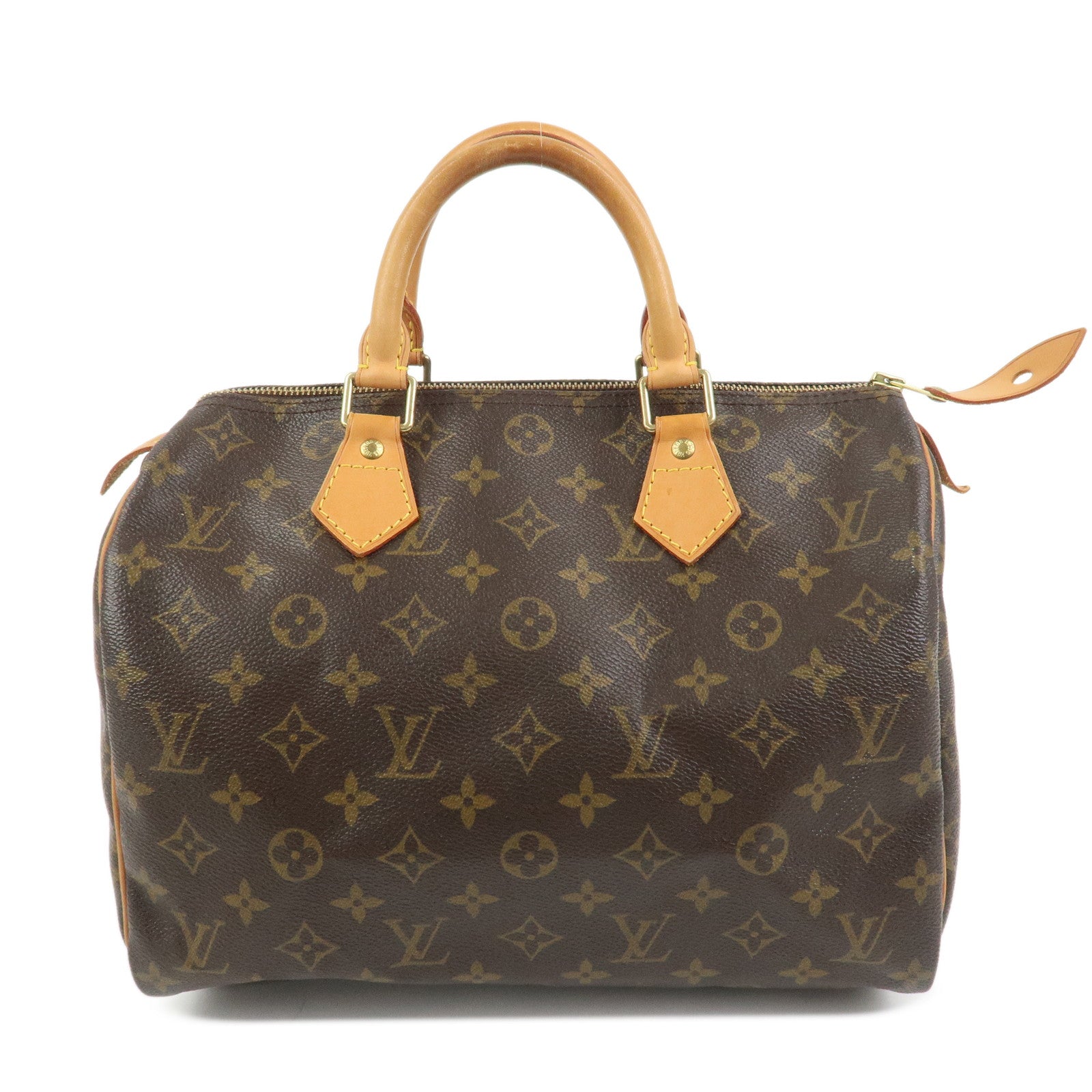 Louis Vuitton Monogram Speedy 30 Boston Bag Hand Bag Brown M41526