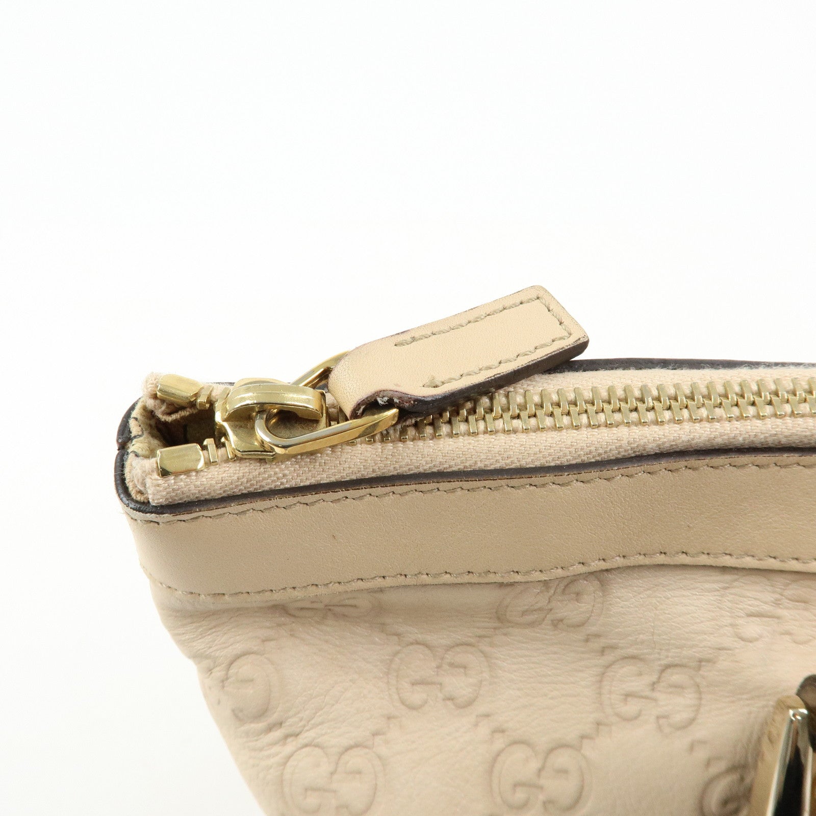 GUCCI Abbey Guccissima Leather Tote Bag Hand Bag Pink141470