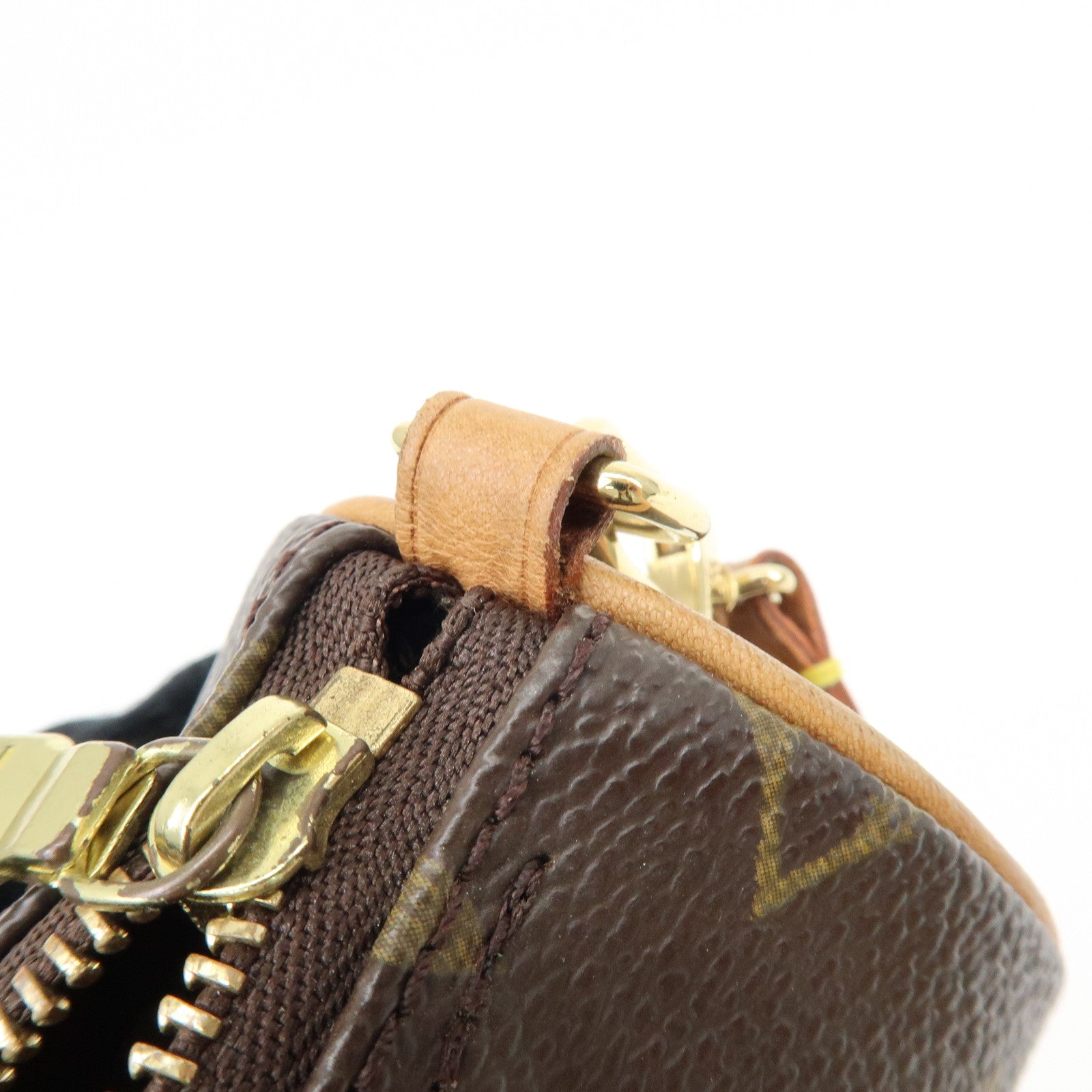 Louis Vuitton Monogram Canvas Mini Pouch for Papillon Bag Brown