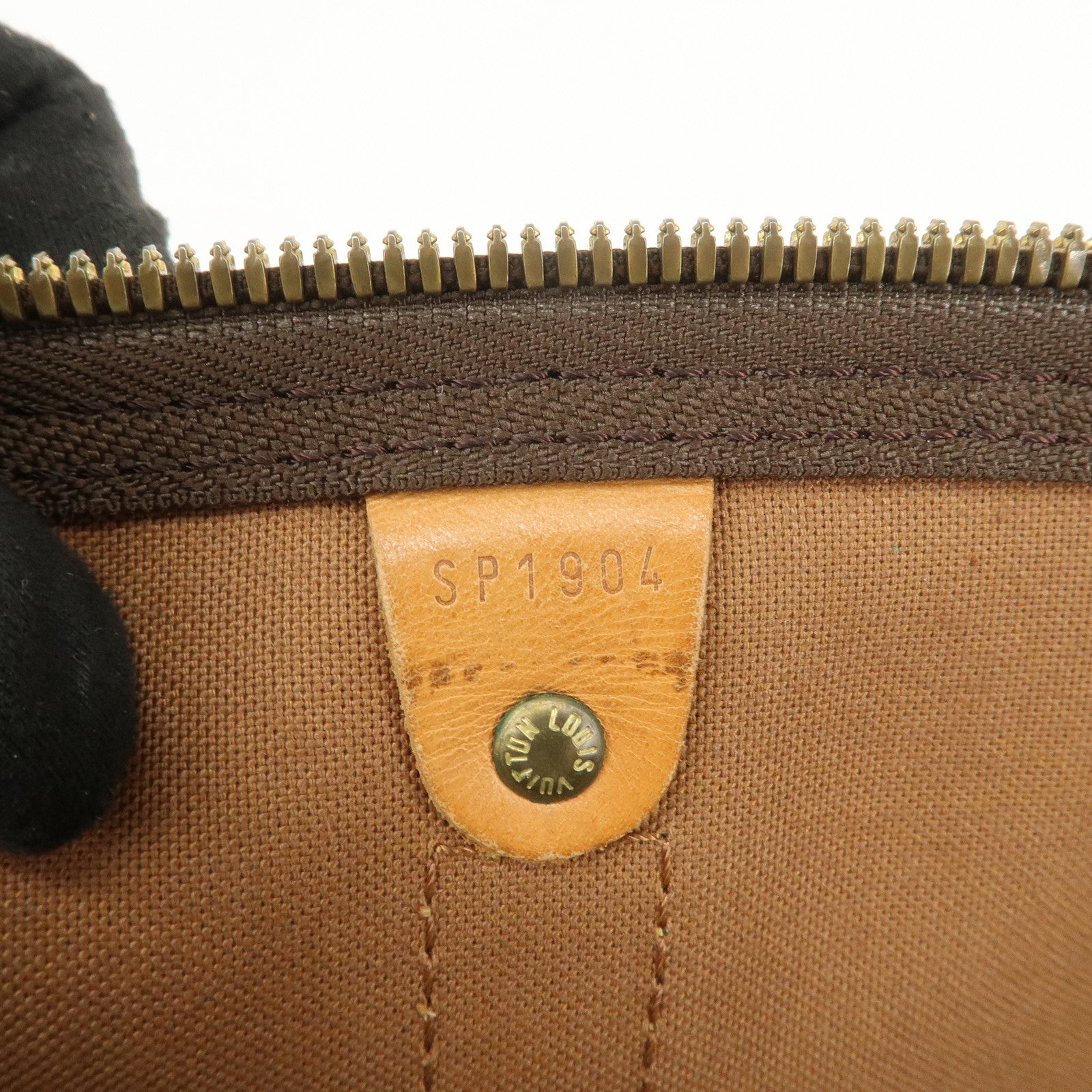 Louis Vuitton Monogram Keep All 55 Boston Bag Brown M41424