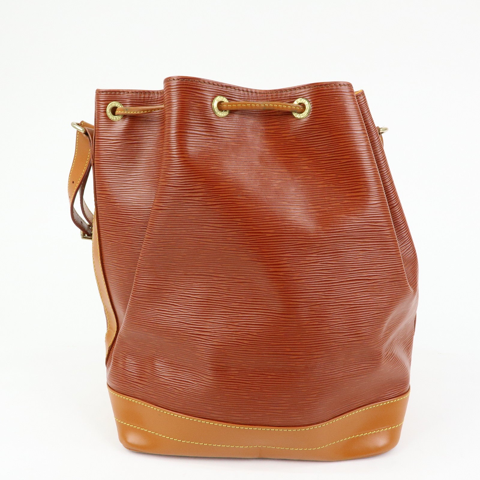 Louis Vuitton Epi Noe Bi-Color Shoulder Bag Kenya Brown M44028